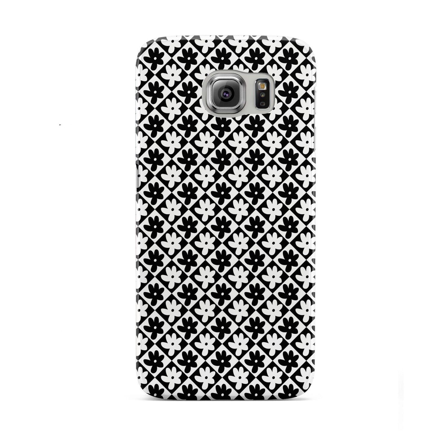 Check Flower Samsung Galaxy S6 Case