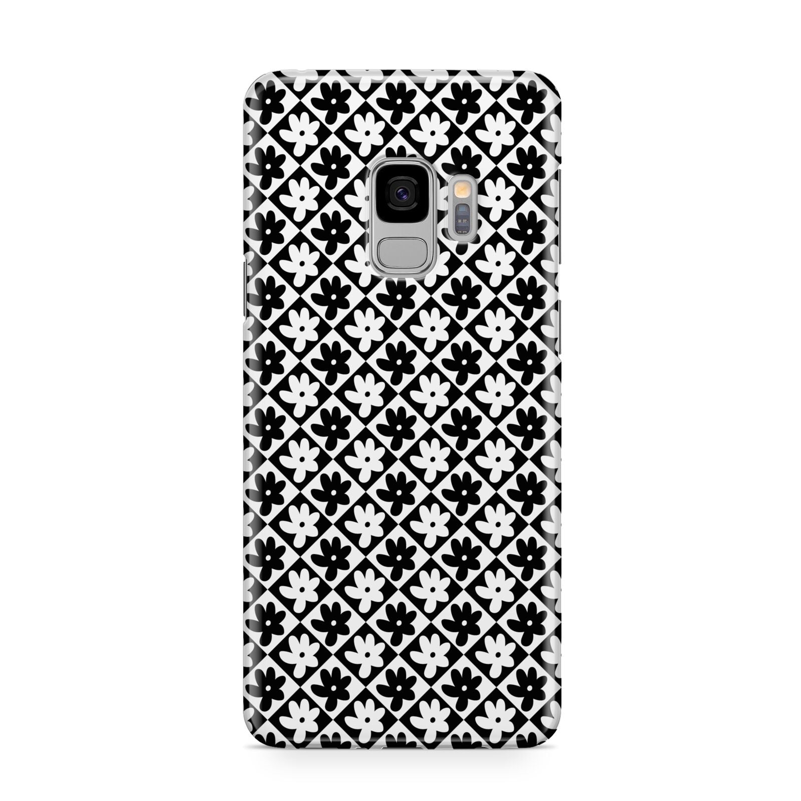 Check Flower Samsung Galaxy S9 Case