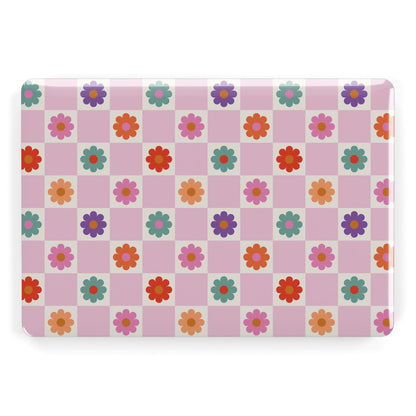 Checked flowers Apple MacBook Case