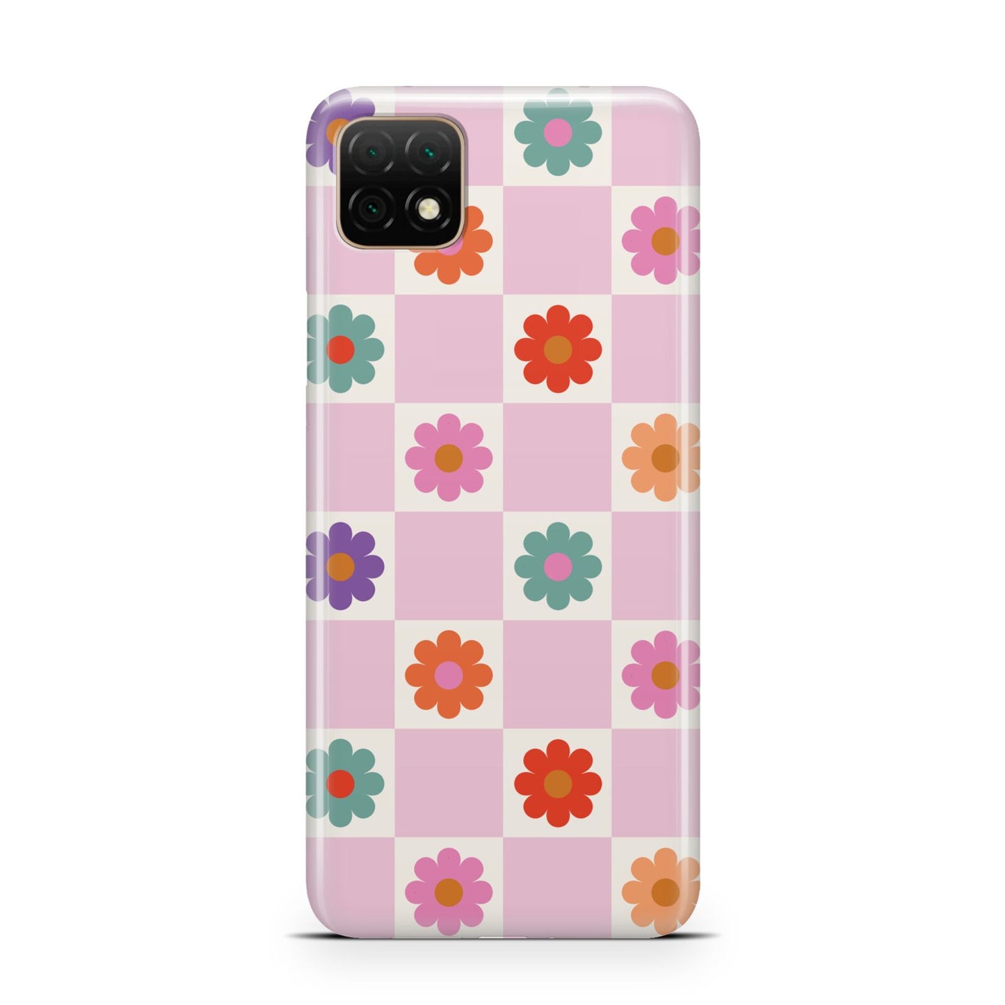 Checked flowers Huawei Enjoy 20 Phone Case