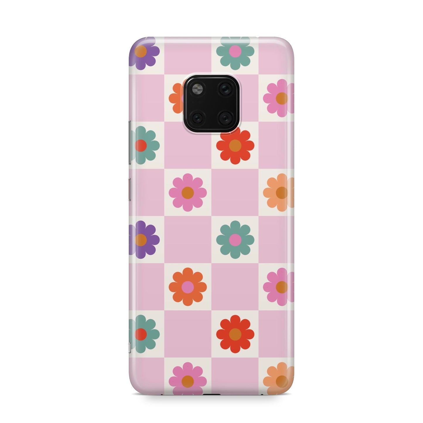 Checked flowers Huawei Mate 20 Pro Phone Case