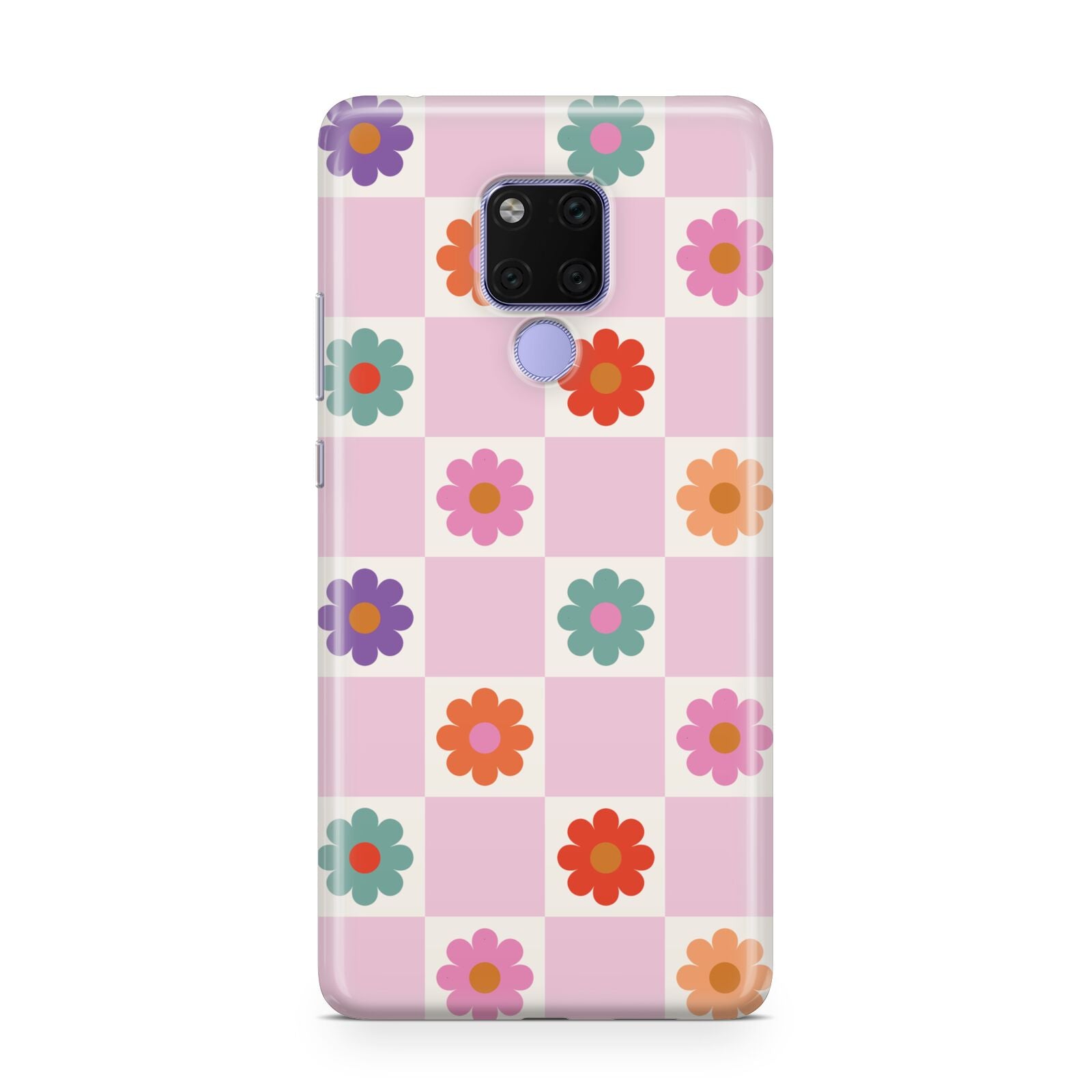 Checked flowers Huawei Mate 20X Phone Case