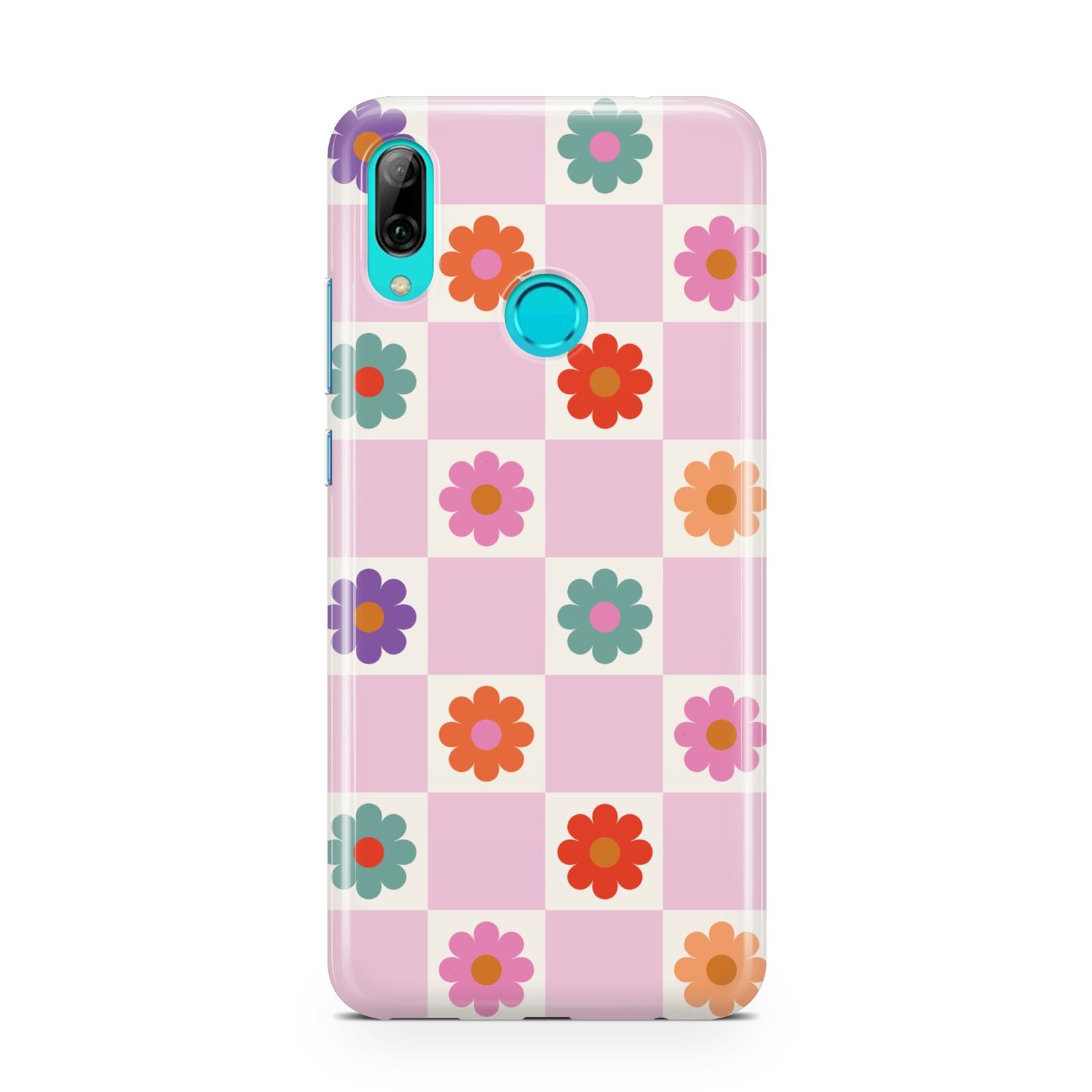 Checked flowers Huawei P Smart 2019 Case