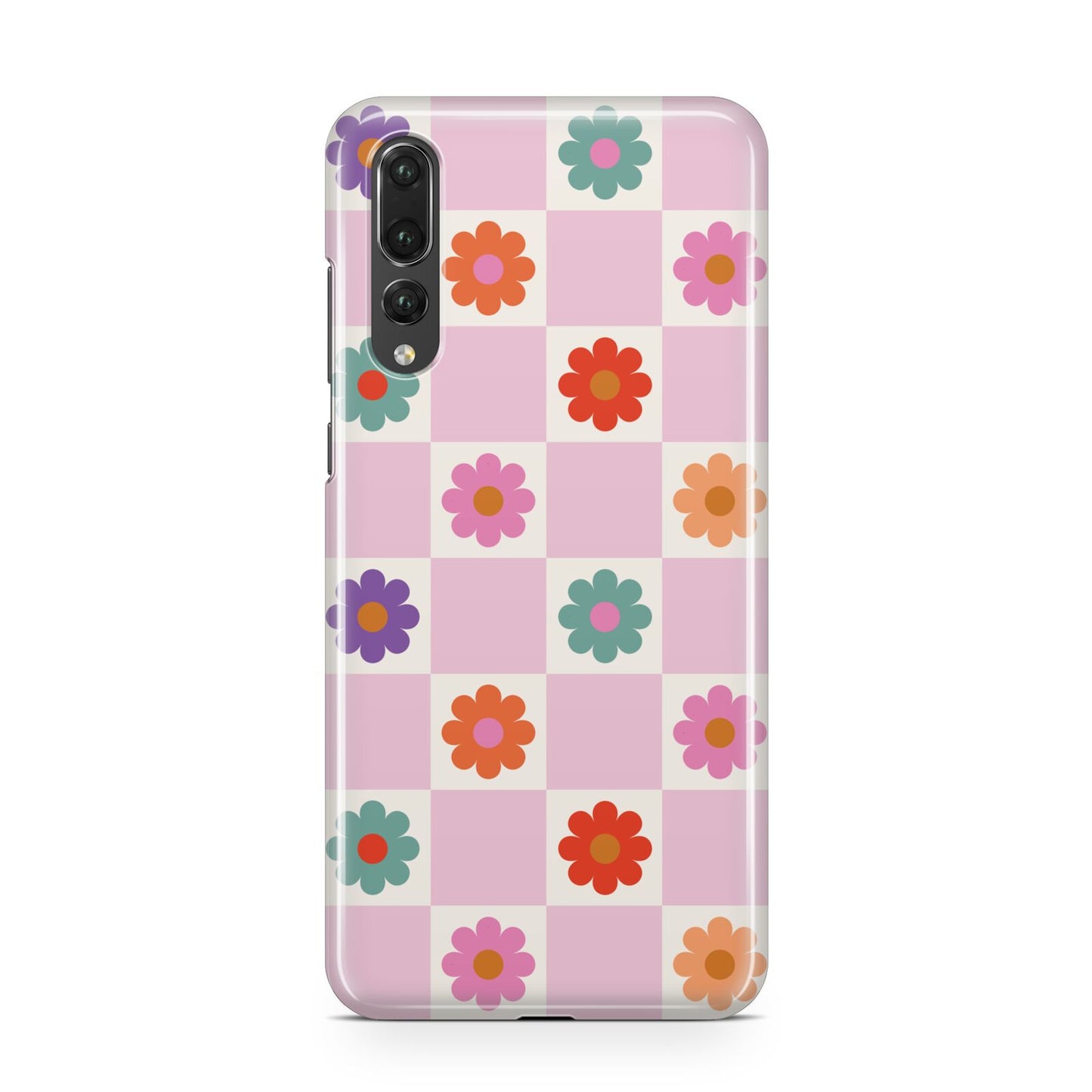 Checked flowers Huawei P20 Pro Phone Case