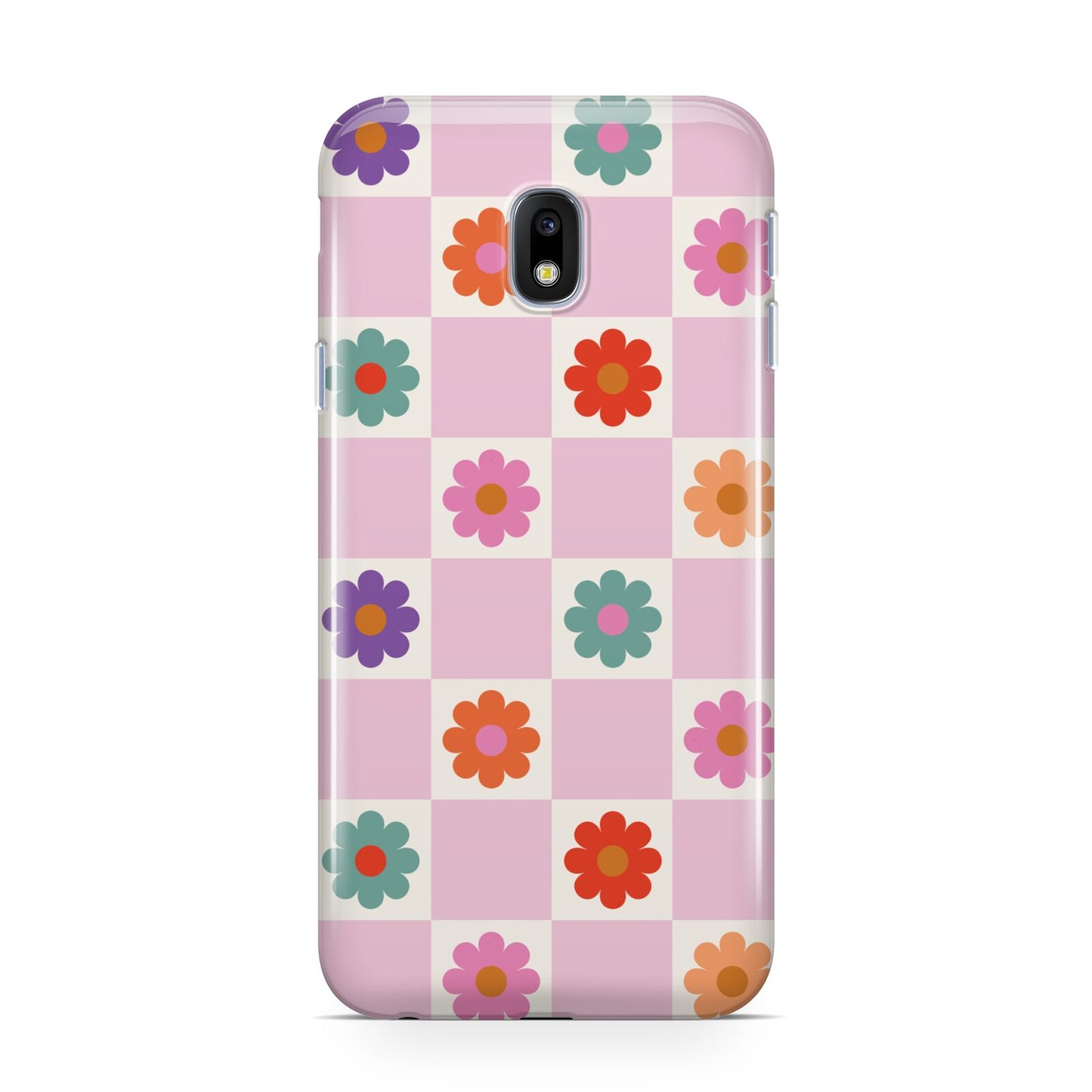 Checked flowers Samsung Galaxy J3 2017 Case