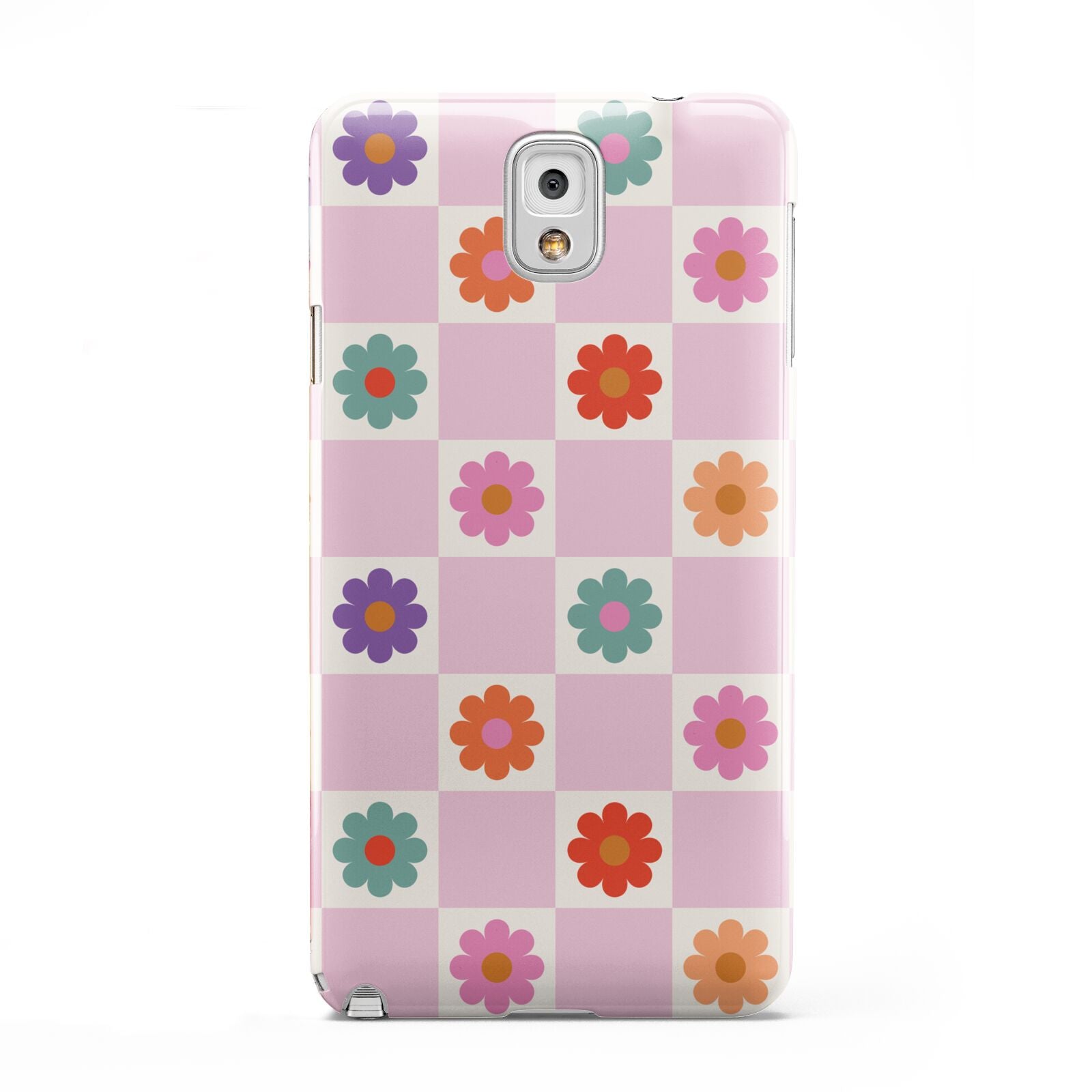 Checked flowers Samsung Galaxy Note 3 Case