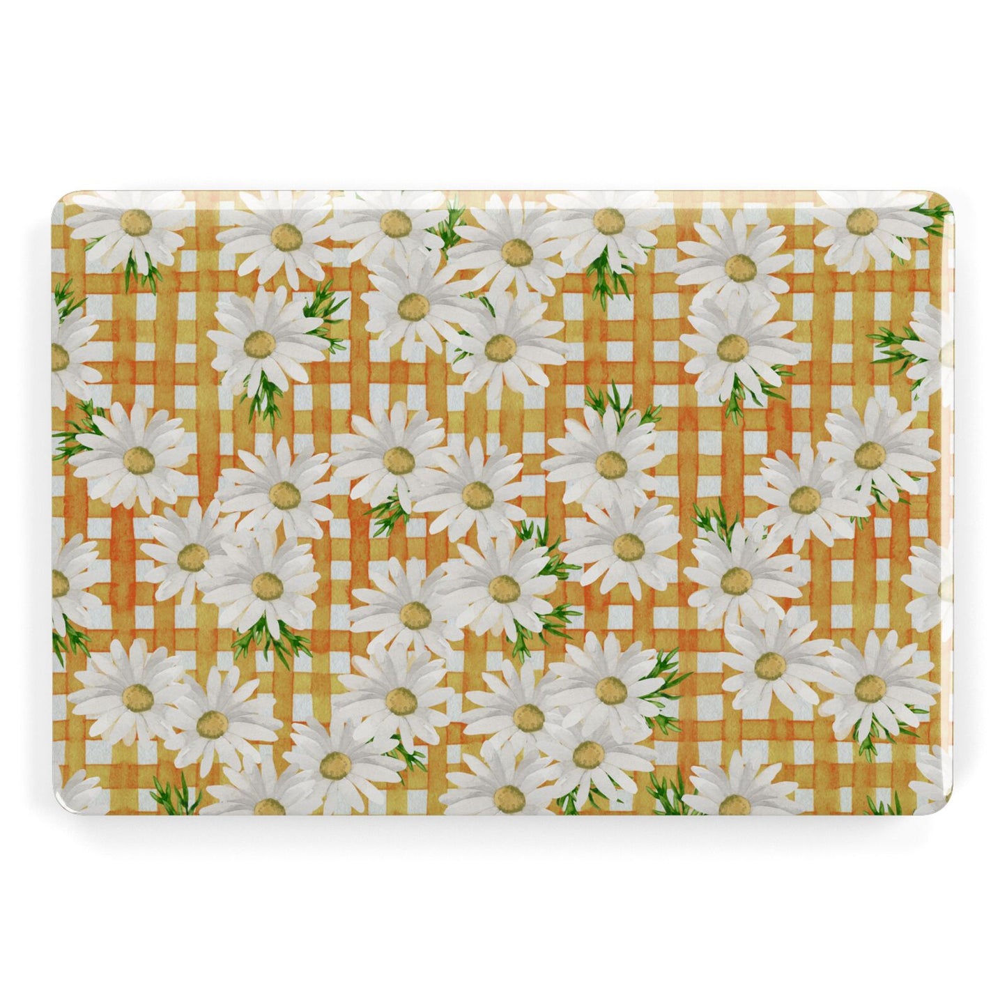 Checkered Daisy Apple MacBook Case