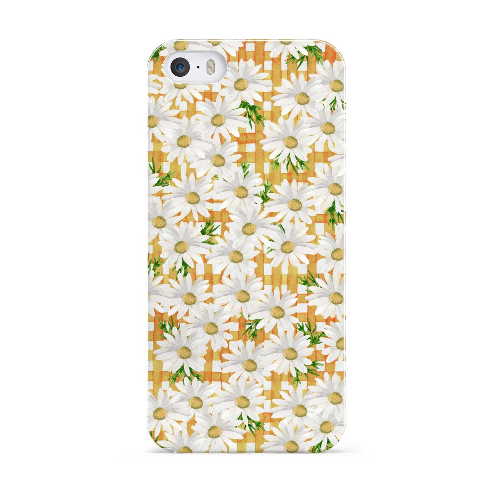 Checkered Daisy Apple iPhone 5 Case