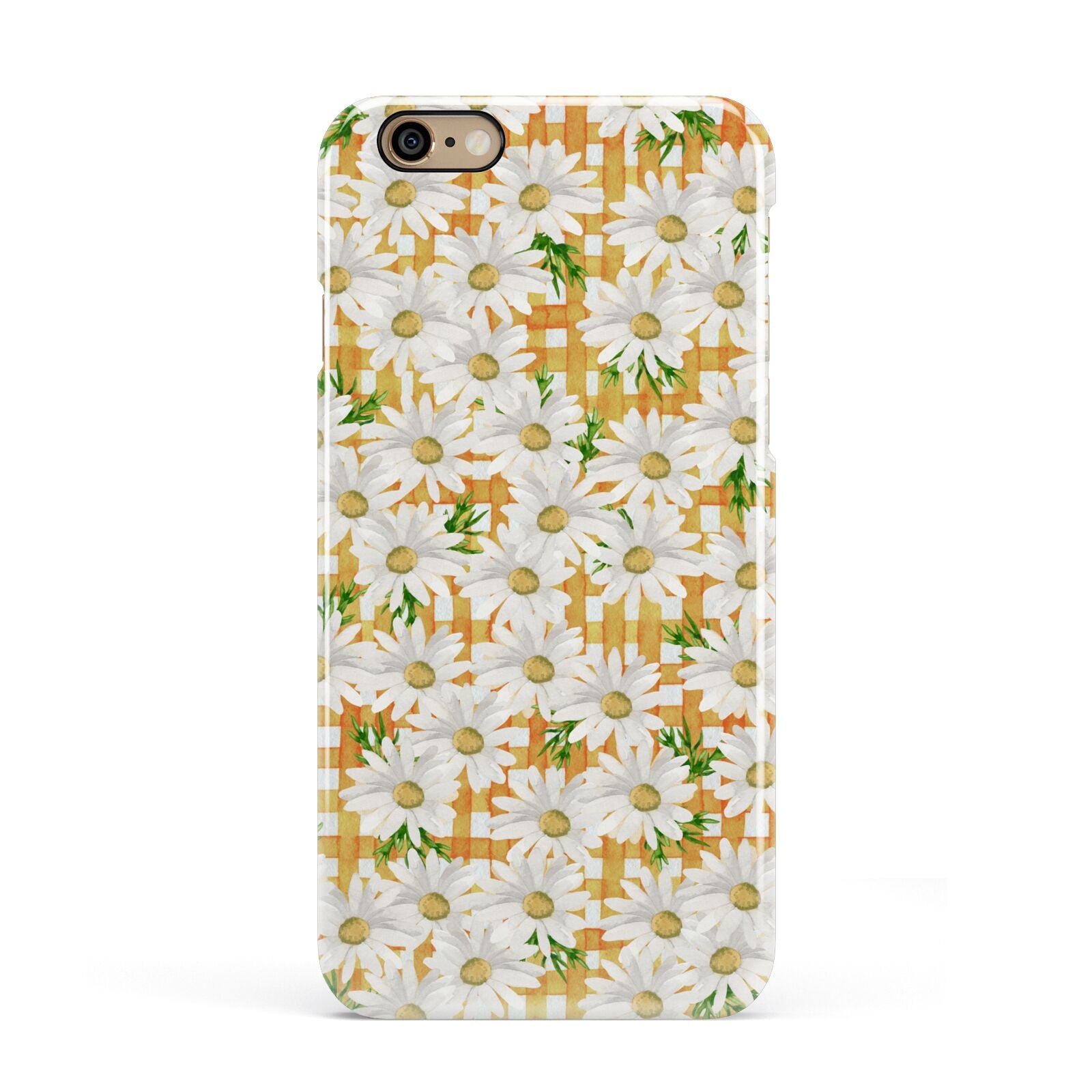 Checkered Daisy Apple iPhone 6 3D Snap Case