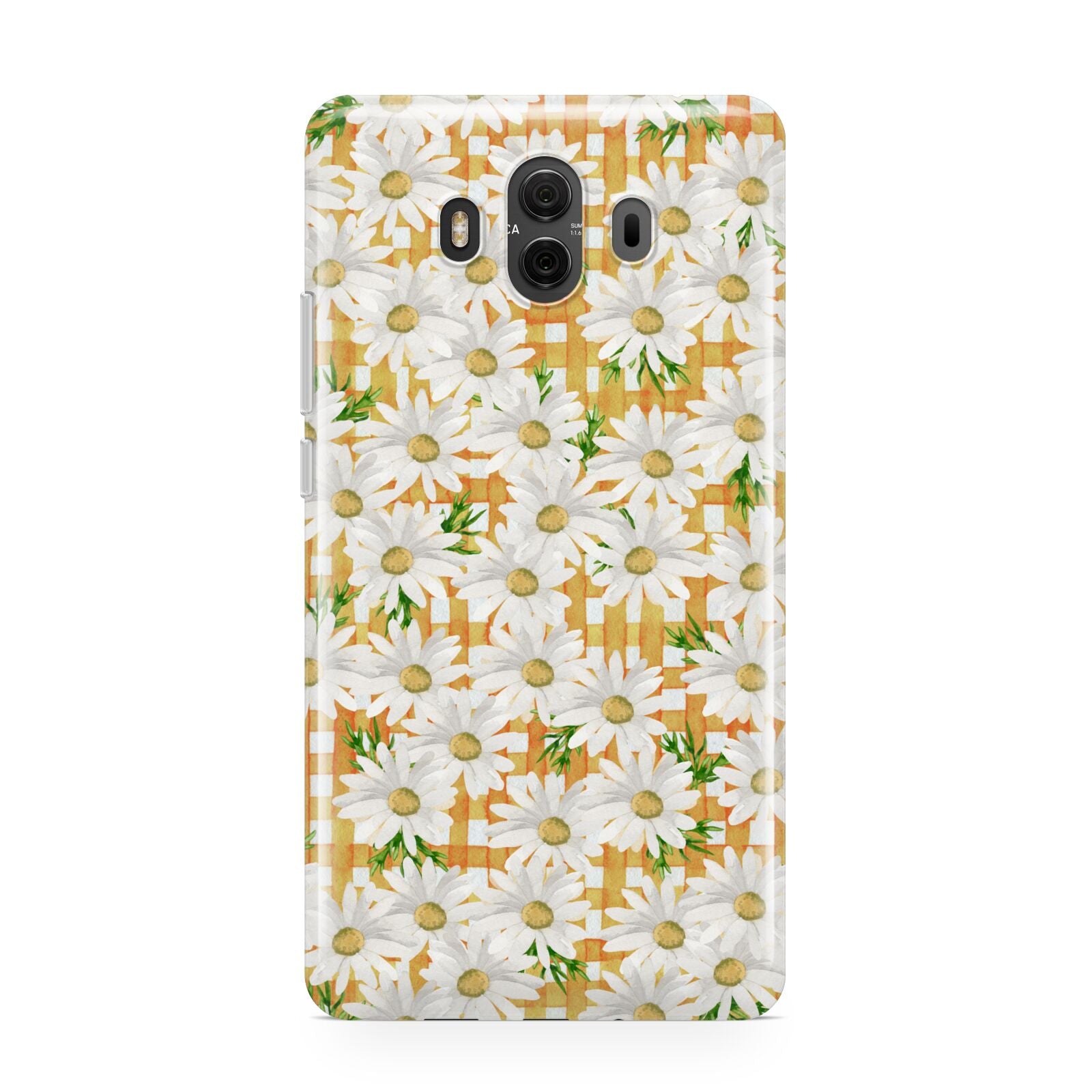 Checkered Daisy Huawei Mate 10 Protective Phone Case