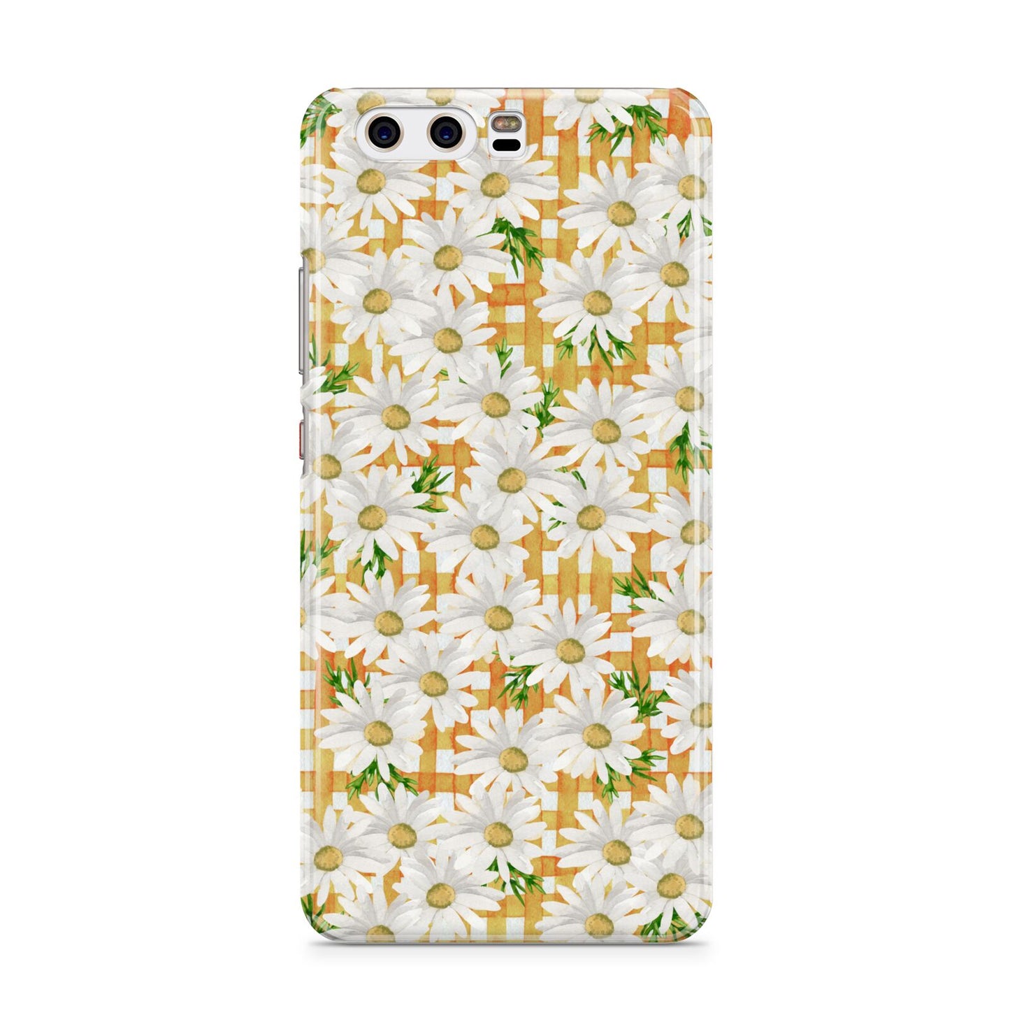 Checkered Daisy Huawei P10 Phone Case