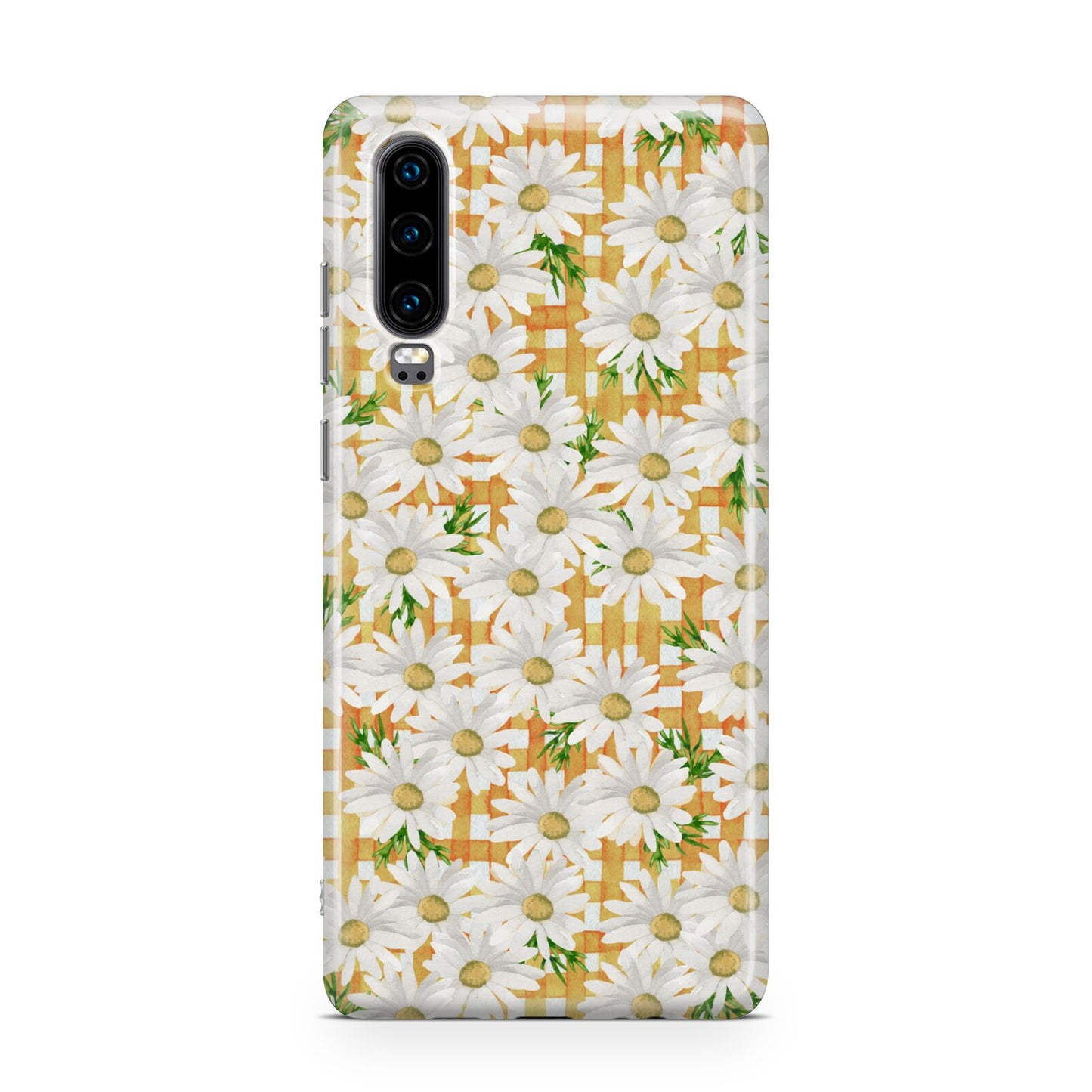 Checkered Daisy Huawei P30 Phone Case