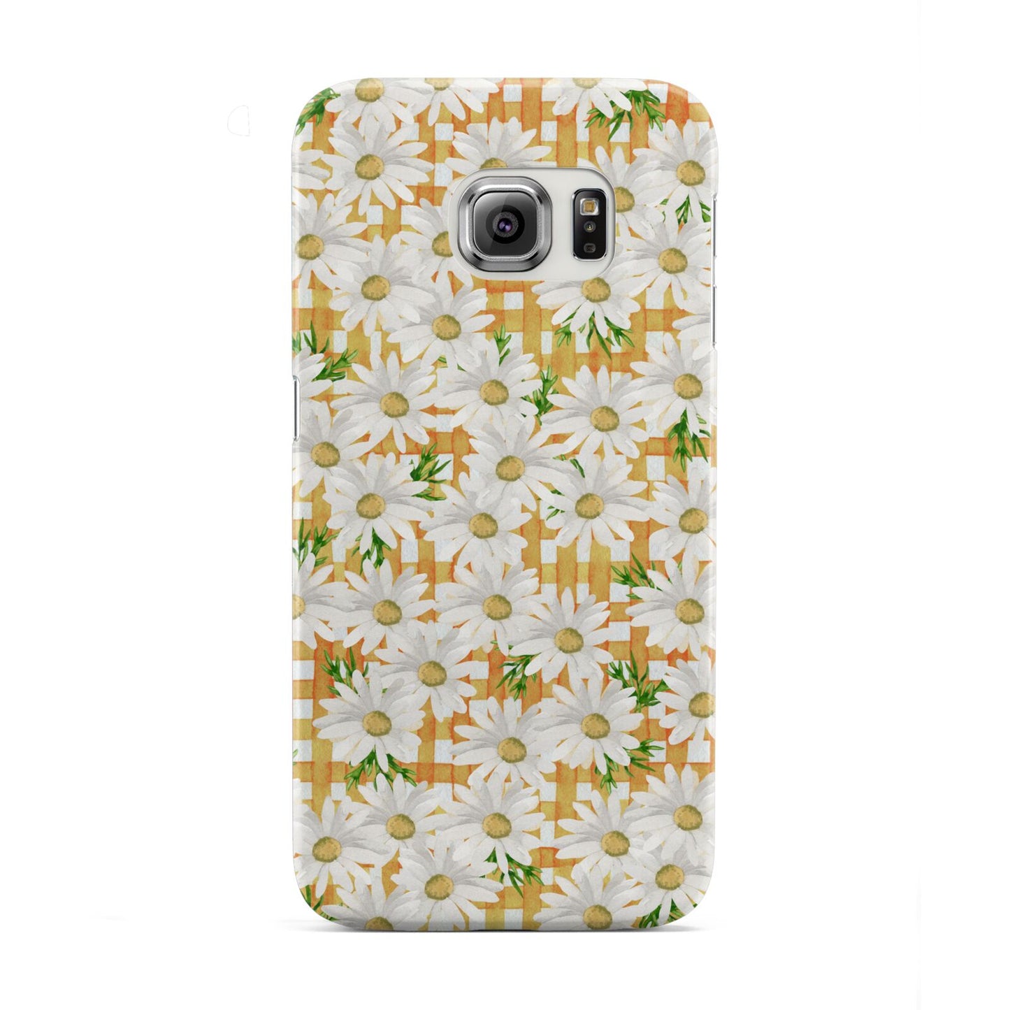 Checkered Daisy Samsung Galaxy S6 Edge Case