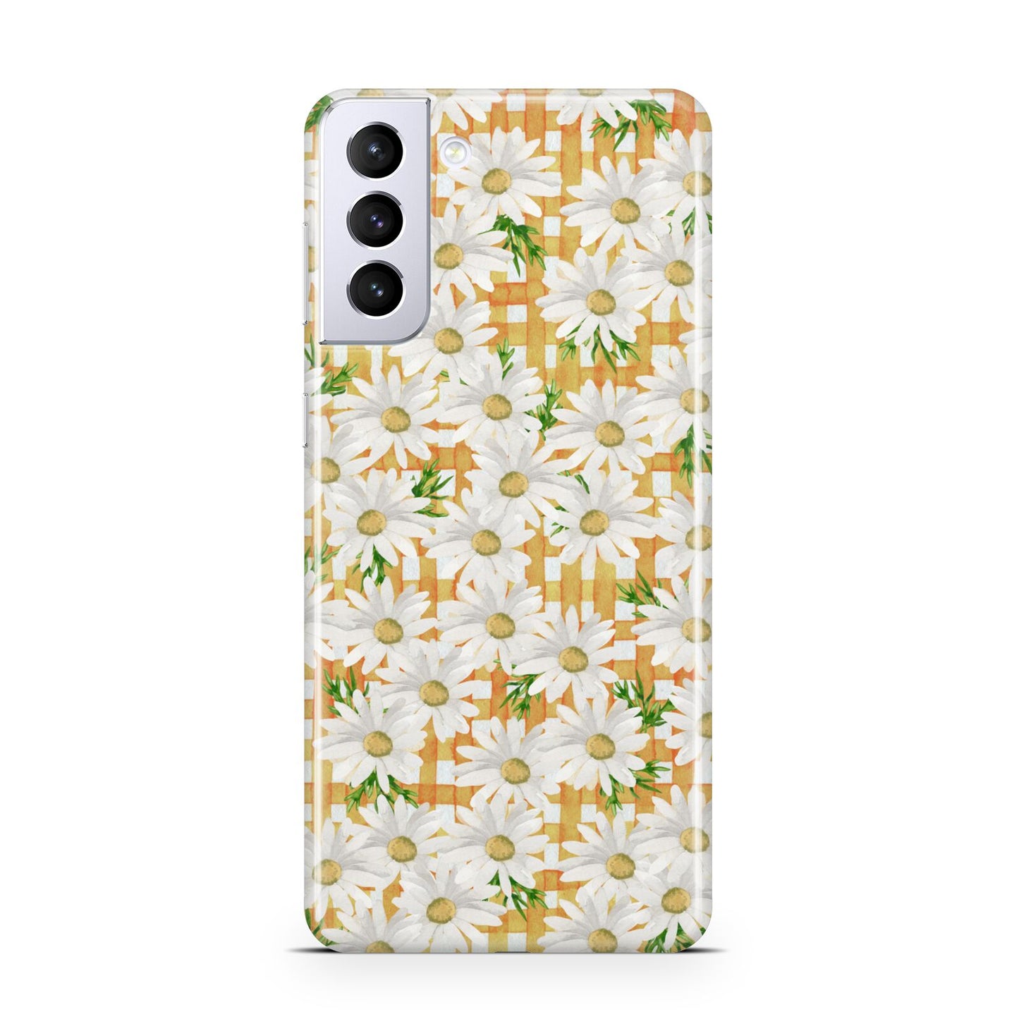 Checkered Daisy Samsung S21 Plus Case