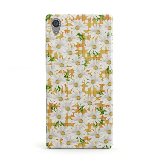 Checkered Daisy Sony Xperia Case