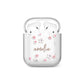 Cherry Blossom with Name AirPods Case