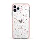 Cherry Blossom with Name Apple iPhone 11 Pro in Silver with Pink Impact Case