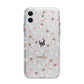 Cherry Blossom with Name Apple iPhone 11 in White with Bumper Case