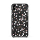 Cherry Blossom with Name Apple iPhone Xs Max Impact Case Black Edge on Black Phone