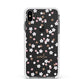 Cherry Blossom with Name Apple iPhone Xs Max Impact Case White Edge on Black Phone