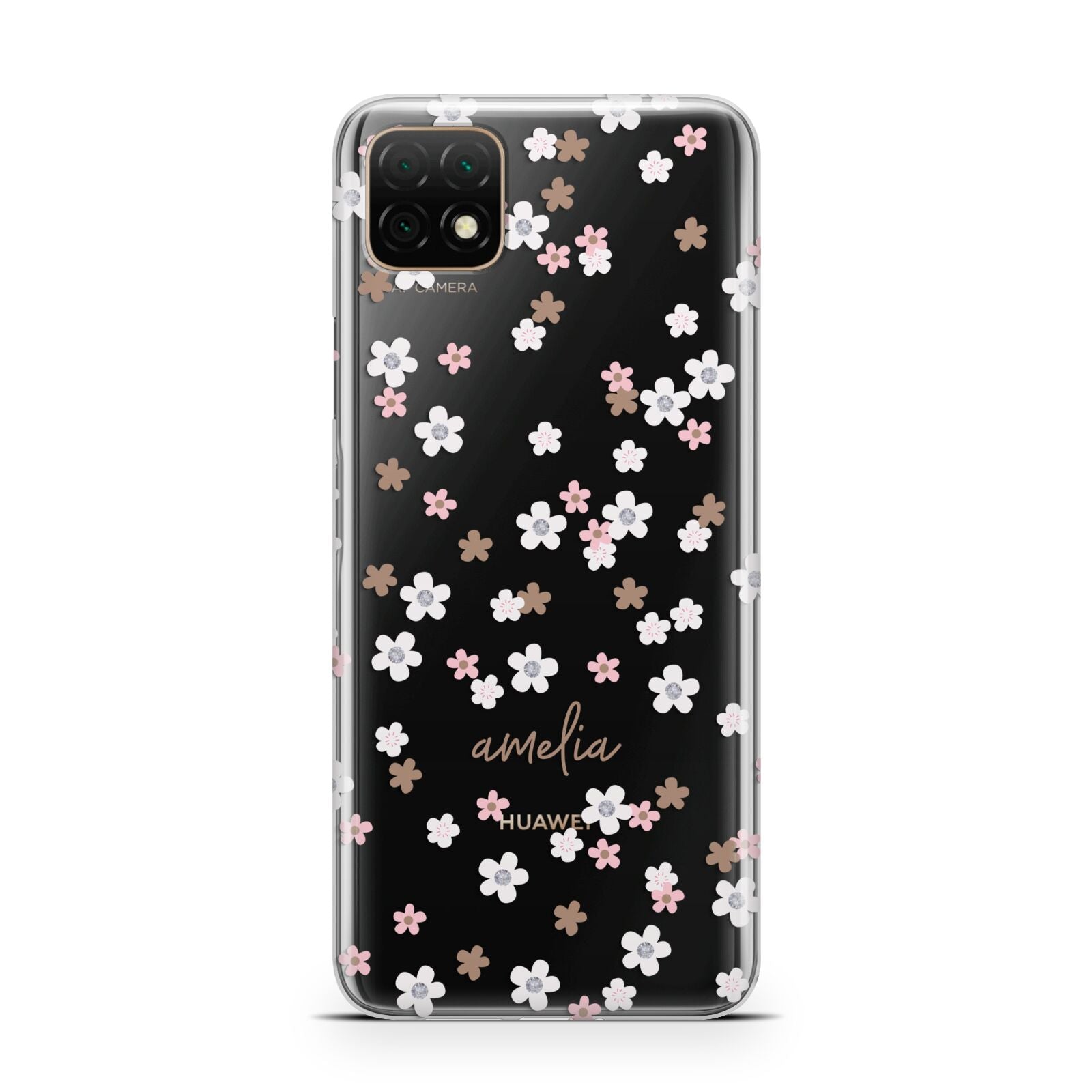 Cherry Blossom with Name Huawei Enjoy 20 Phone Case