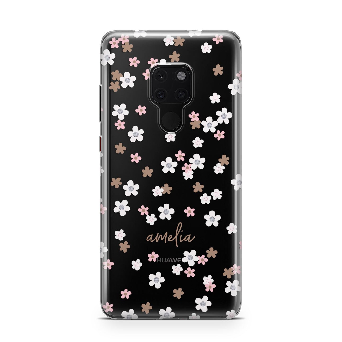 Cherry Blossom with Name Huawei Mate 20 Phone Case