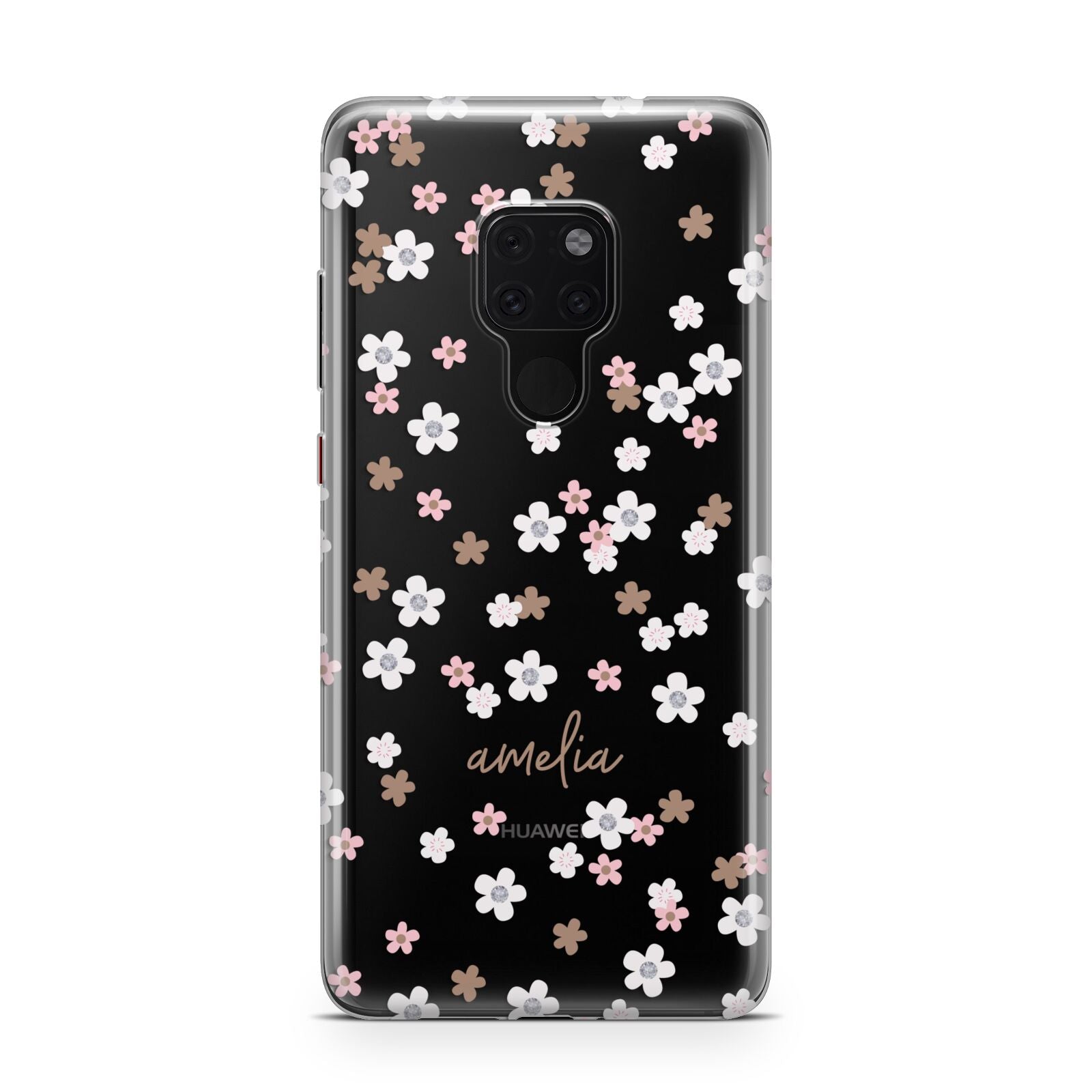 Cherry Blossom with Name Huawei Mate 20 Phone Case