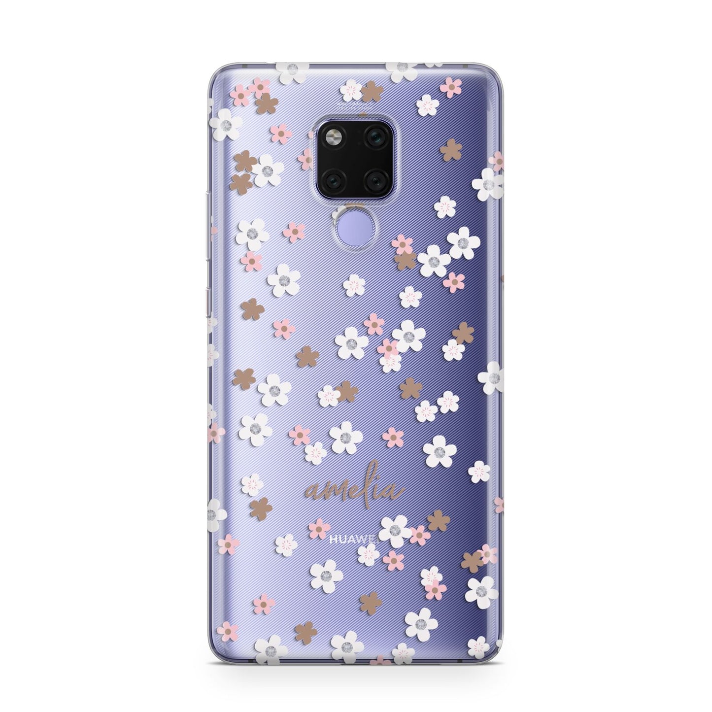 Cherry Blossom with Name Huawei Mate 20X Phone Case