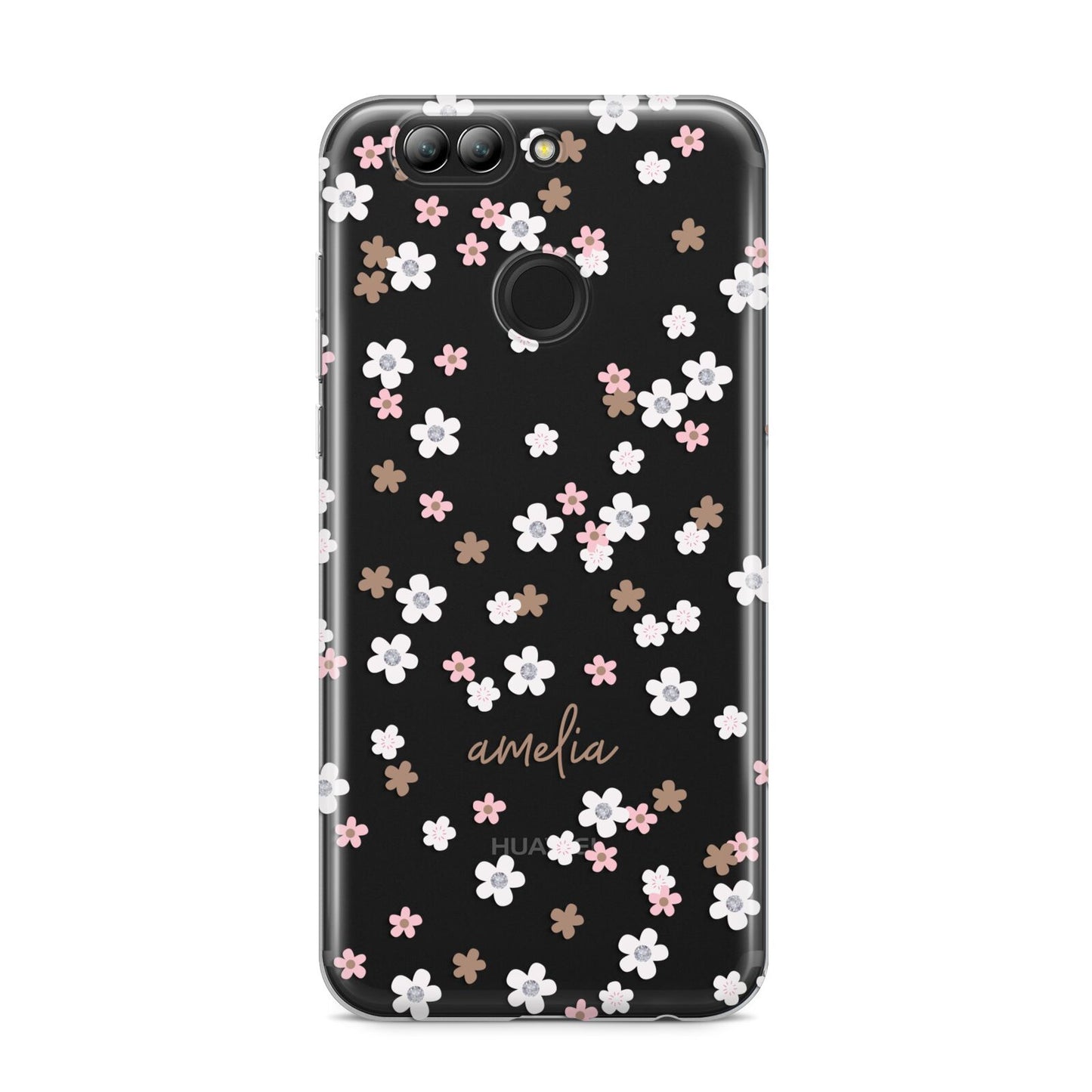 Cherry Blossom with Name Huawei Nova 2s Phone Case