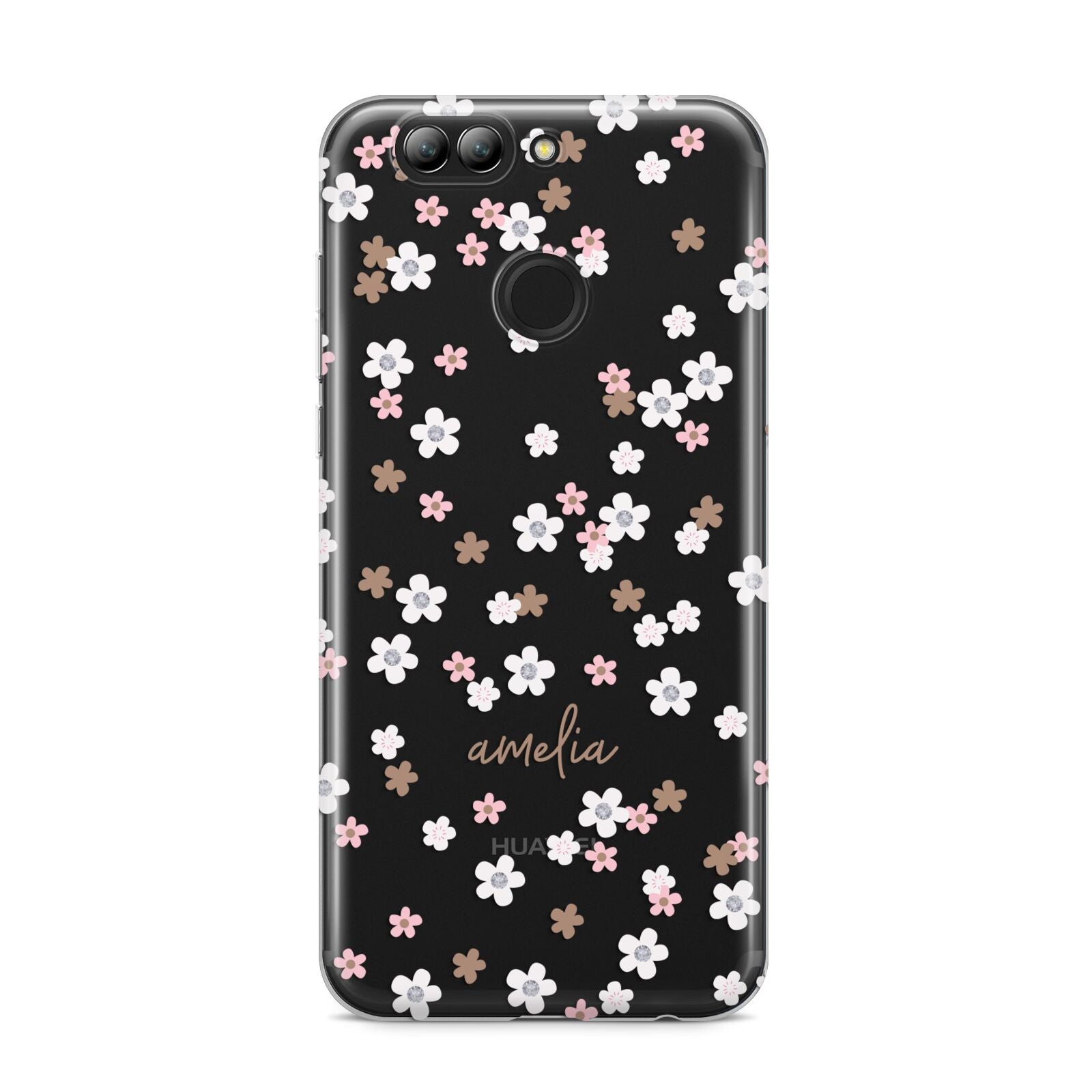 Cherry Blossom with Name Huawei Nova 2s Phone Case