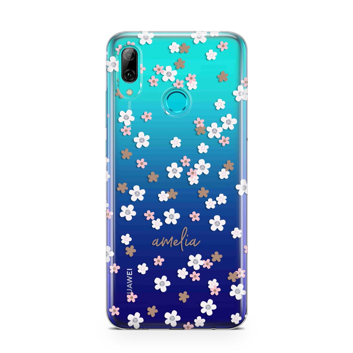 Cherry Blossom with Name Huawei P Smart 2019 Case