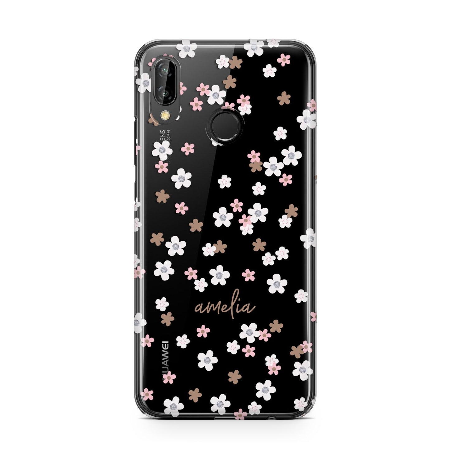 Cherry Blossom with Name Huawei P20 Lite Phone Case