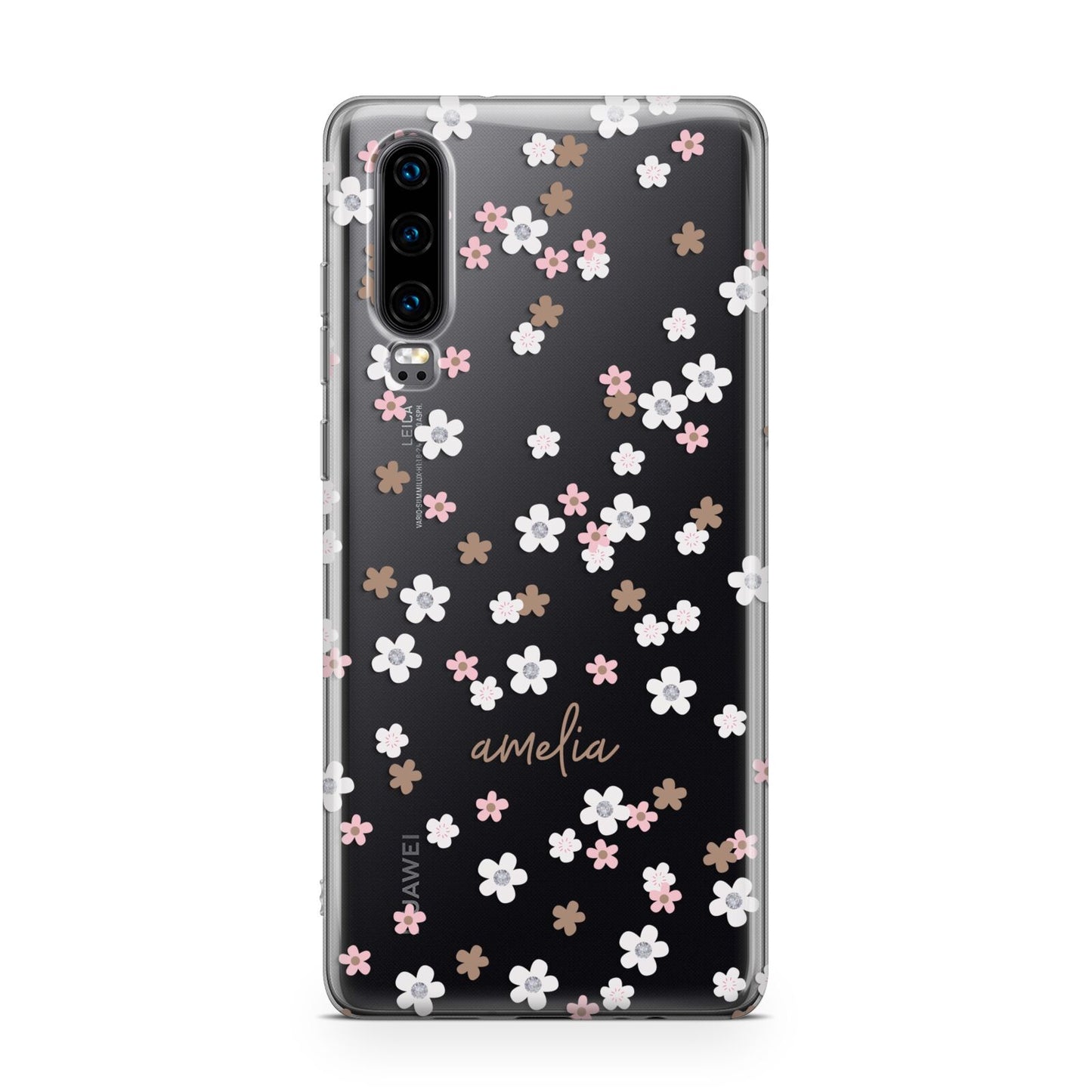 Cherry Blossom with Name Huawei P30 Phone Case