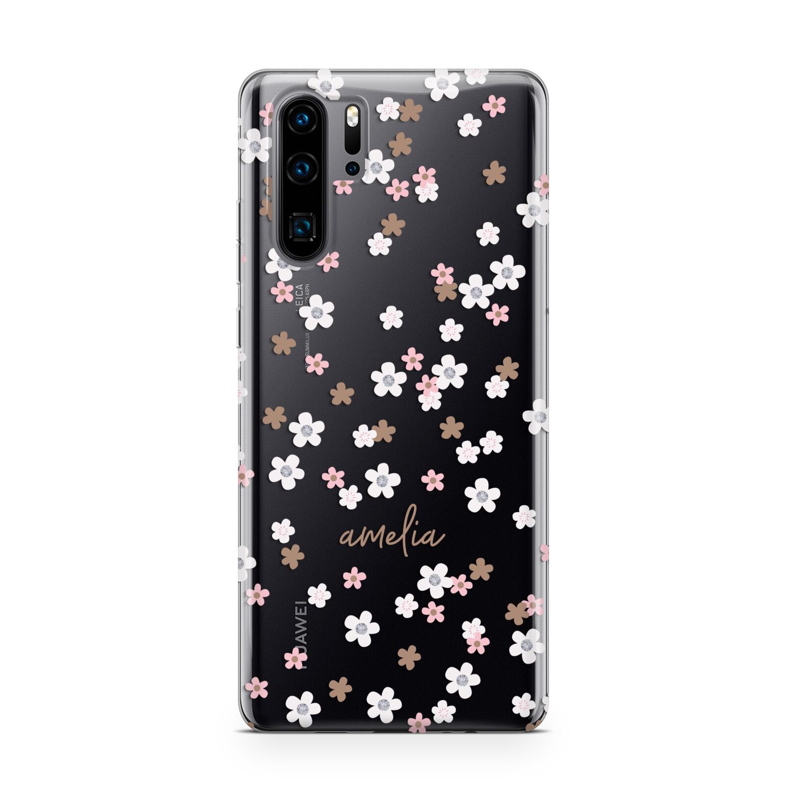 Cherry Blossom with Name Huawei P30 Pro Phone Case