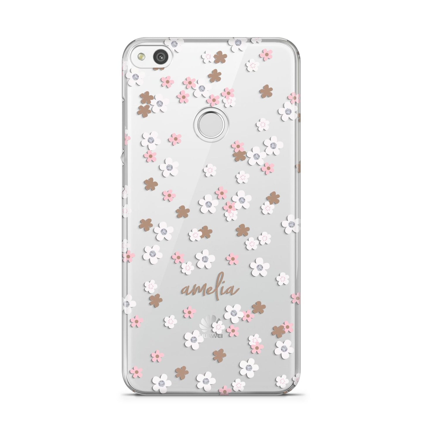 Cherry Blossom with Name Huawei P8 Lite Case