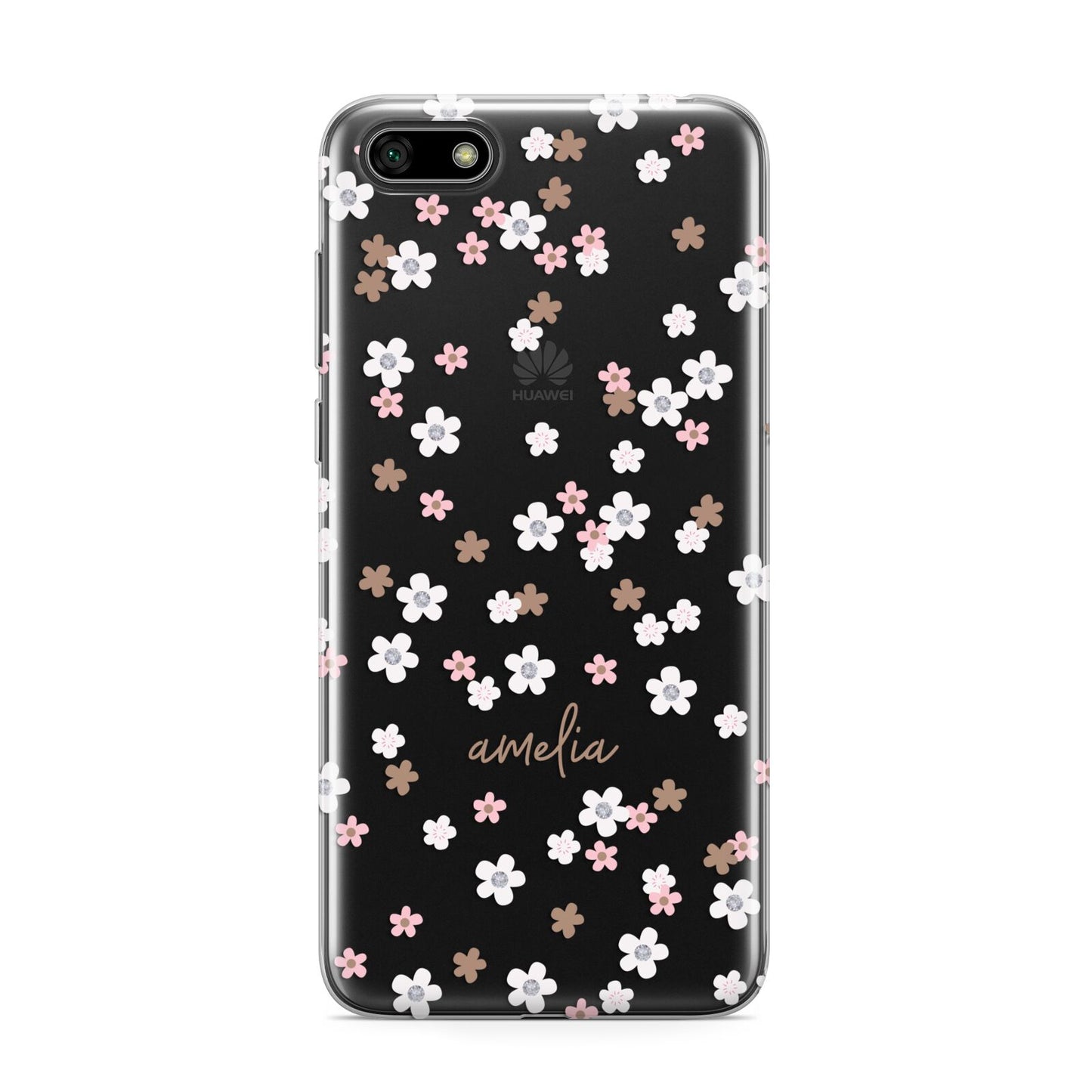 Cherry Blossom with Name Huawei Y5 Prime 2018 Phone Case