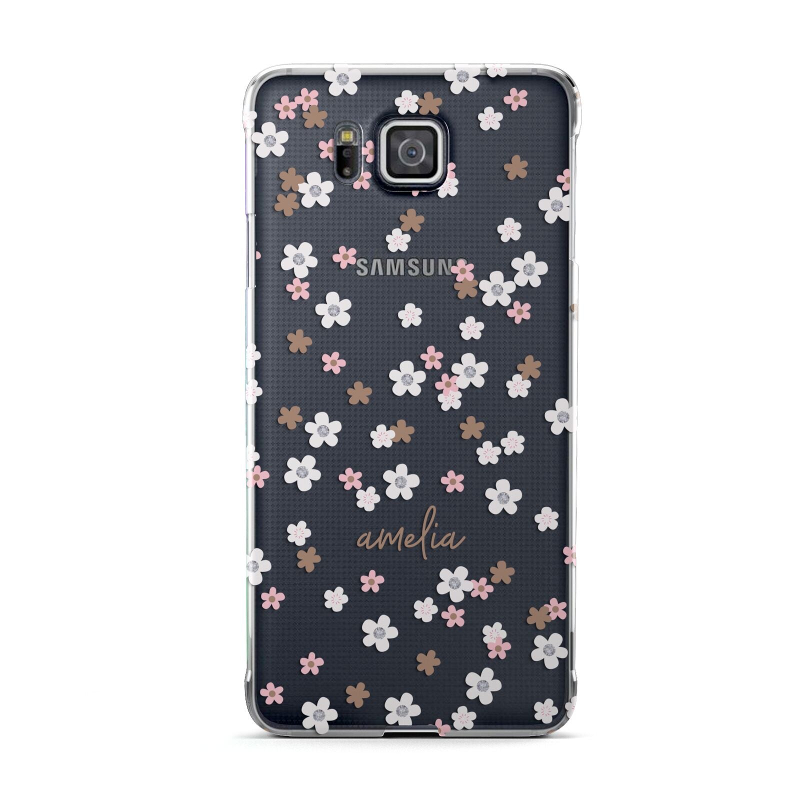 Cherry Blossom with Name Samsung Galaxy Alpha Case