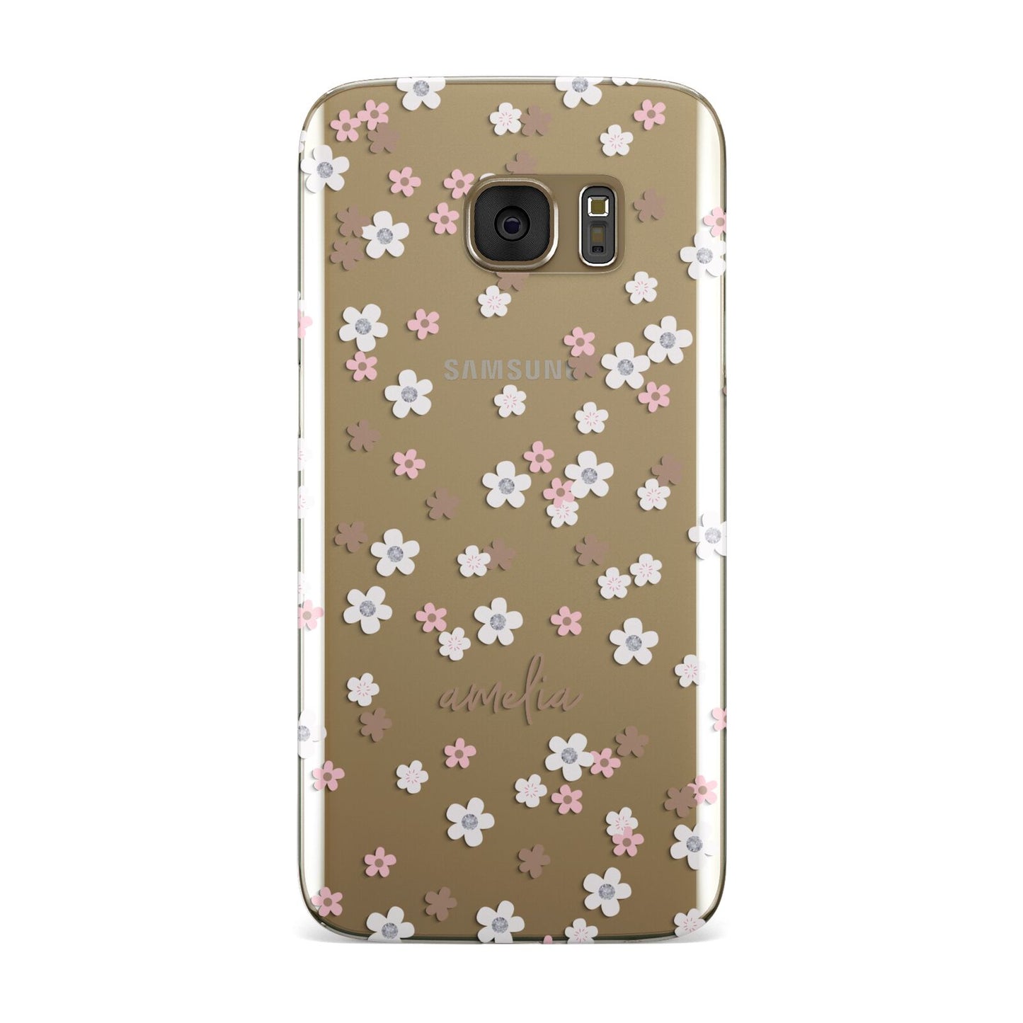 Cherry Blossom with Name Samsung Galaxy Case