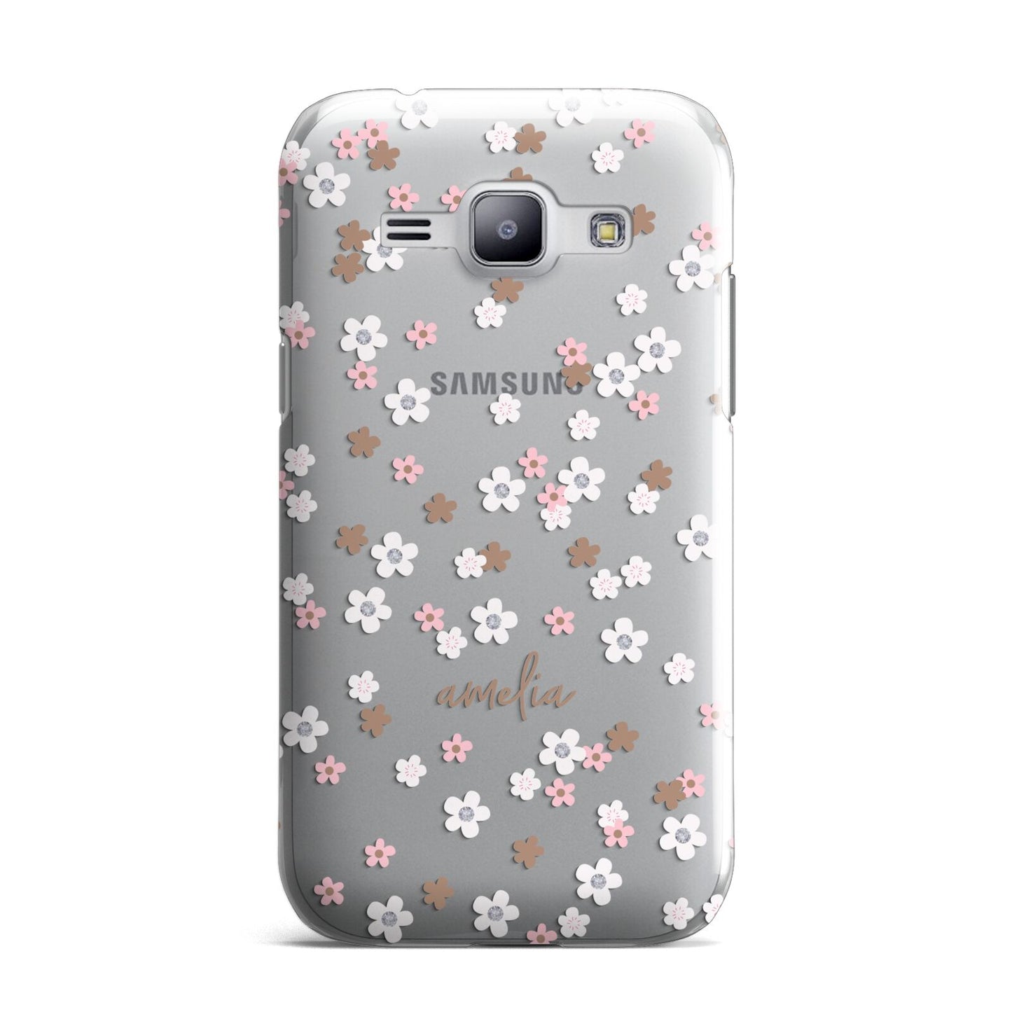 Cherry Blossom with Name Samsung Galaxy J1 2015 Case