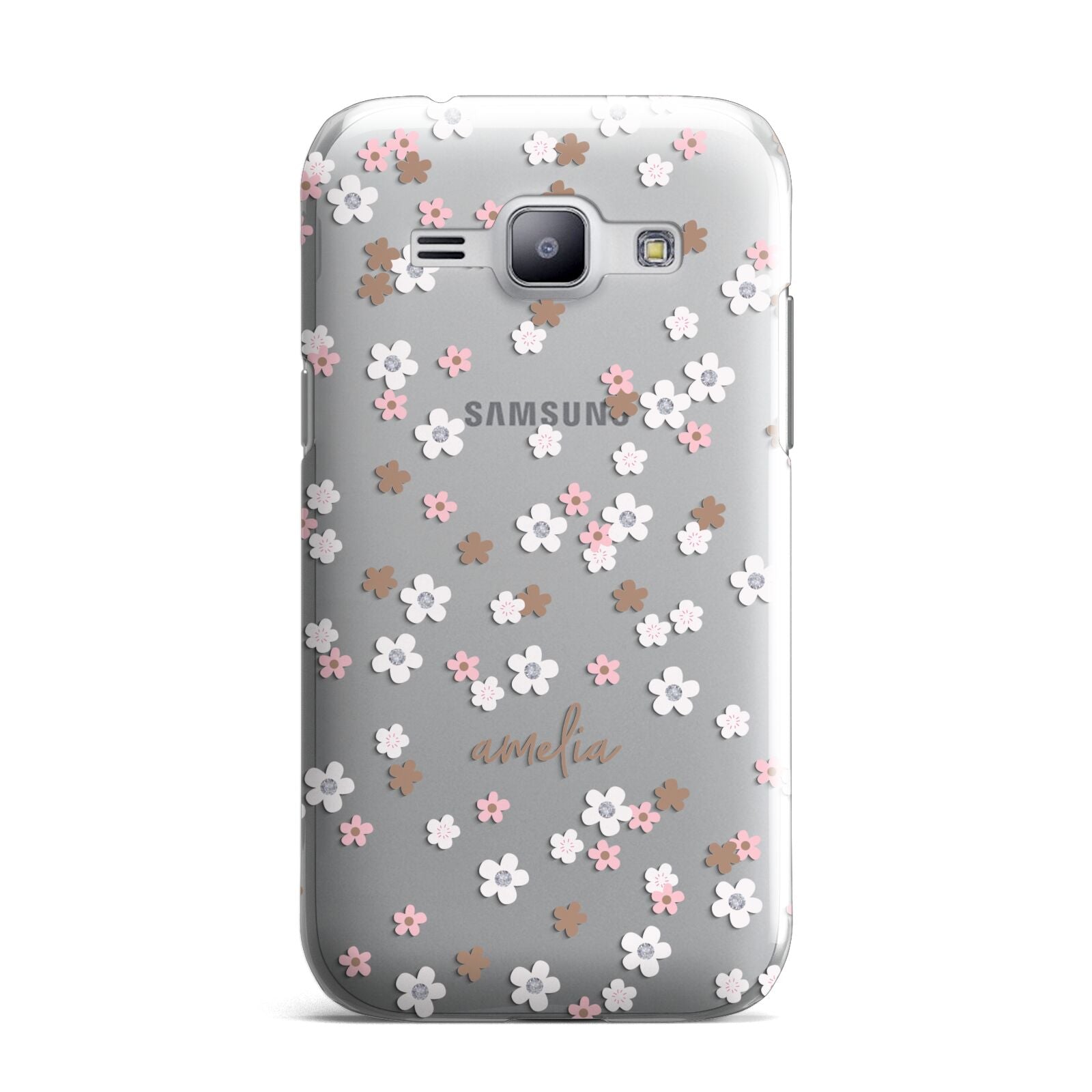 Cherry Blossom with Name Samsung Galaxy J1 2015 Case