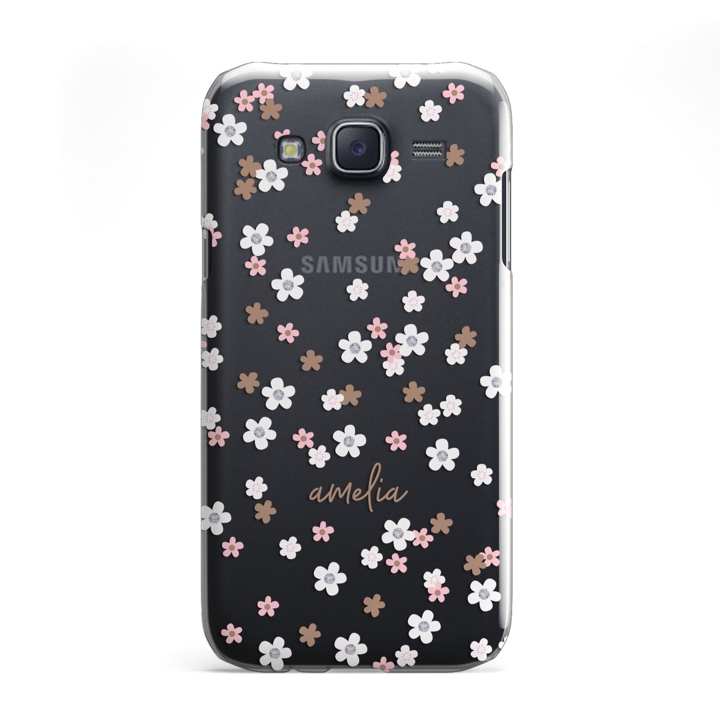 Cherry Blossom with Name Samsung Galaxy J5 Case