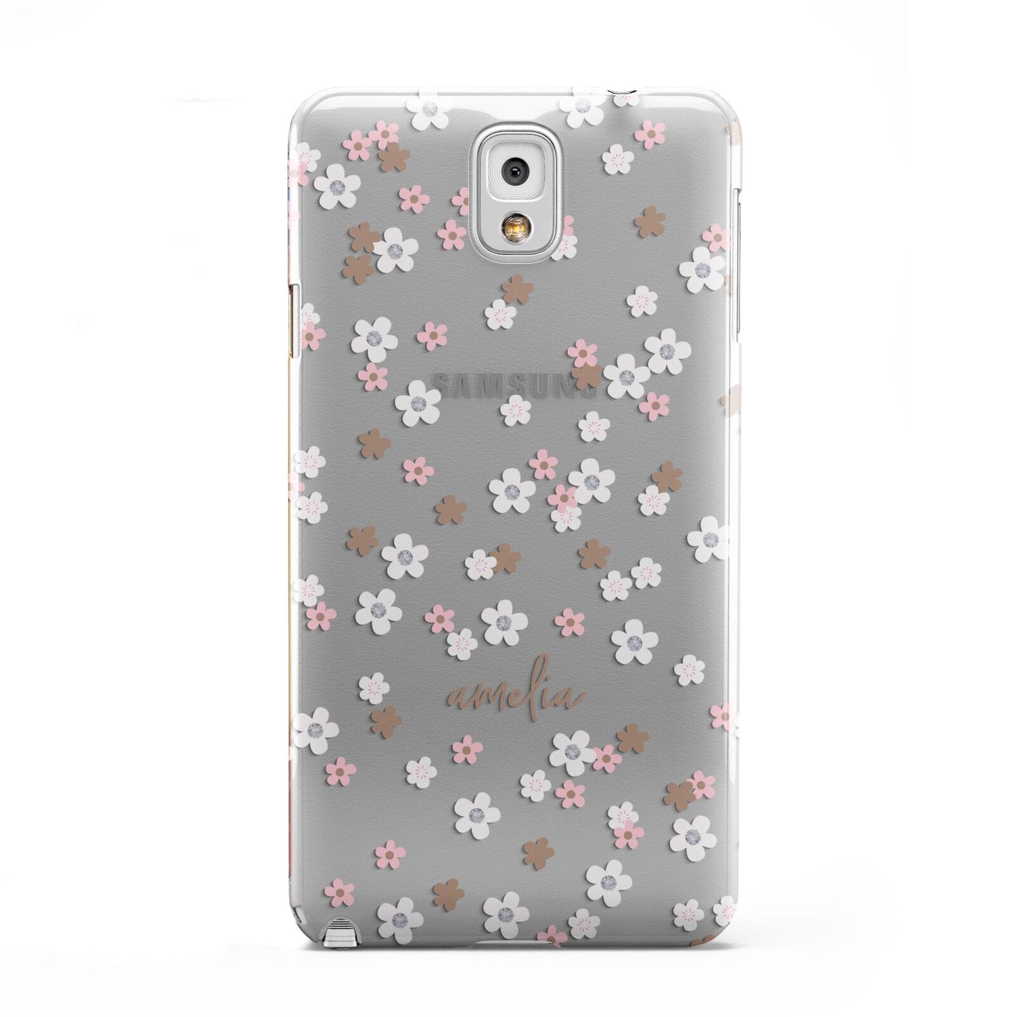 Cherry Blossom with Name Samsung Galaxy Note 3 Case