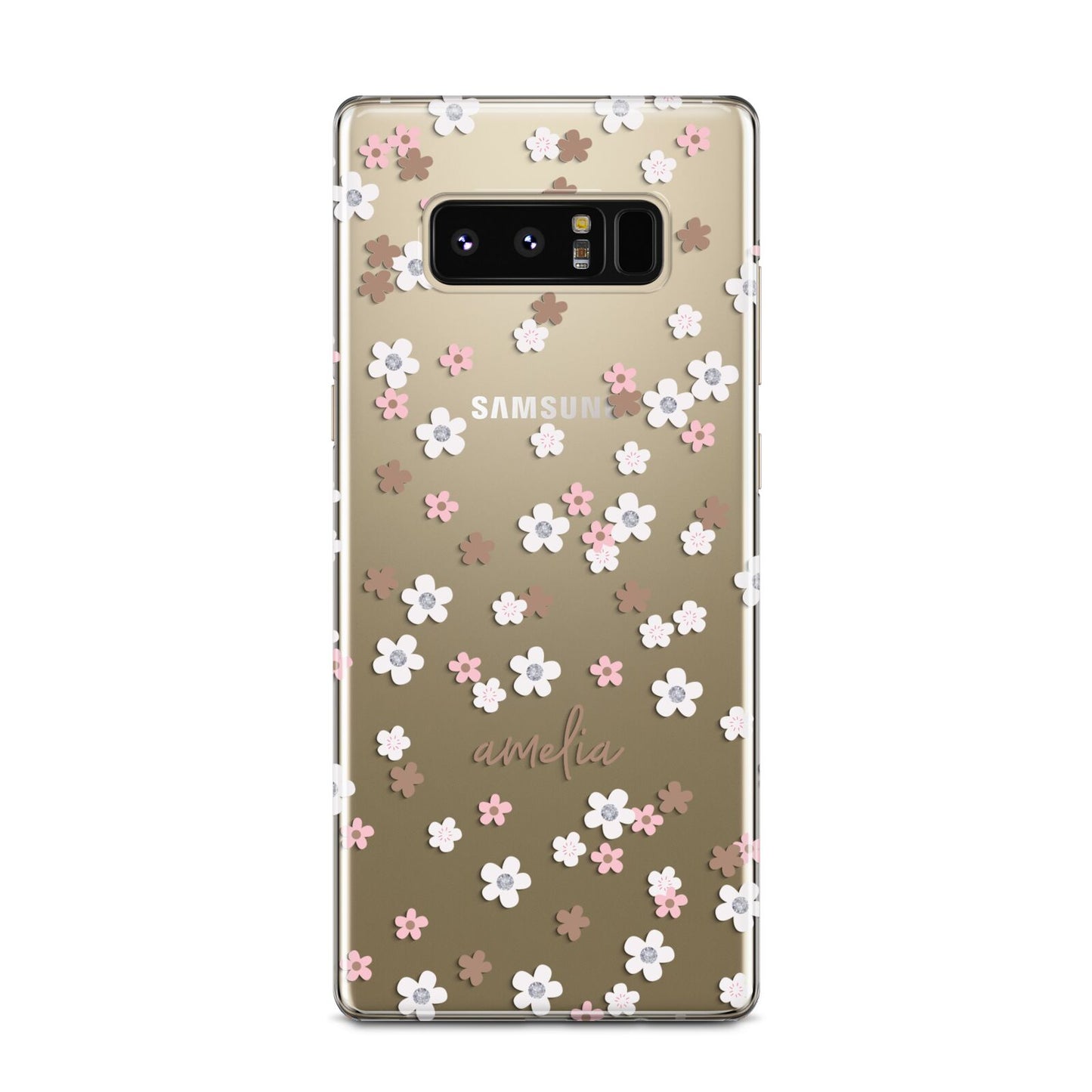 Cherry Blossom with Name Samsung Galaxy Note 8 Case