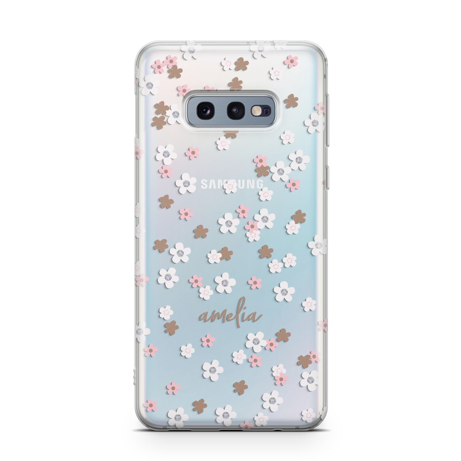 Cherry Blossom with Name Samsung Galaxy S10E Case