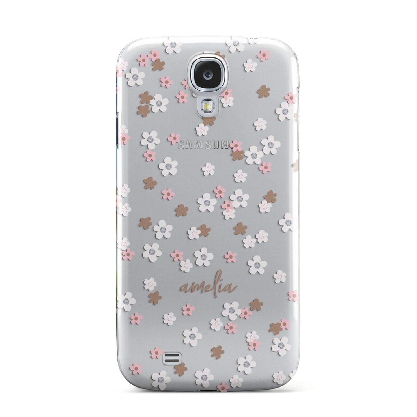 Cherry Blossom with Name Samsung Galaxy S4 Case