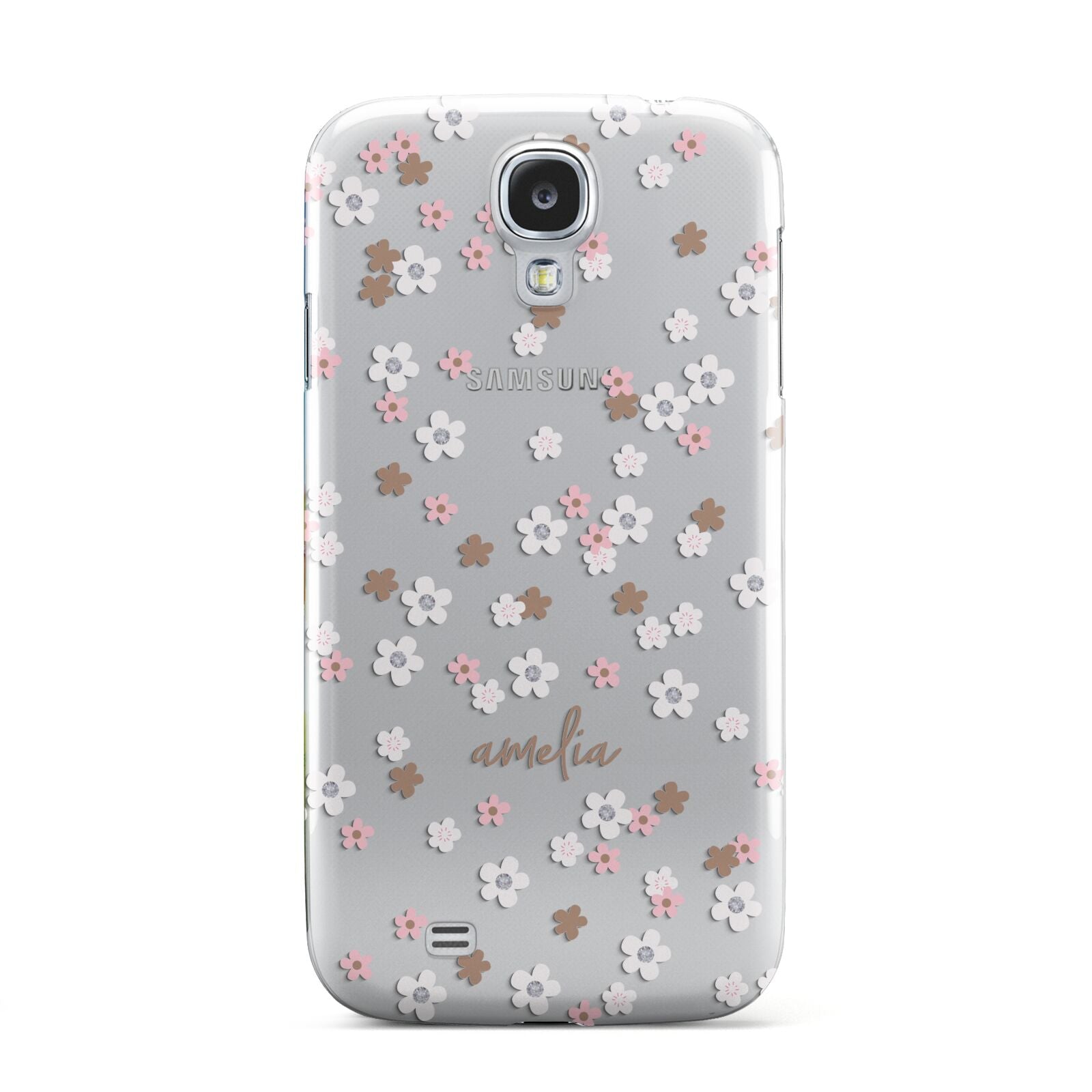 Cherry Blossom with Name Samsung Galaxy S4 Case