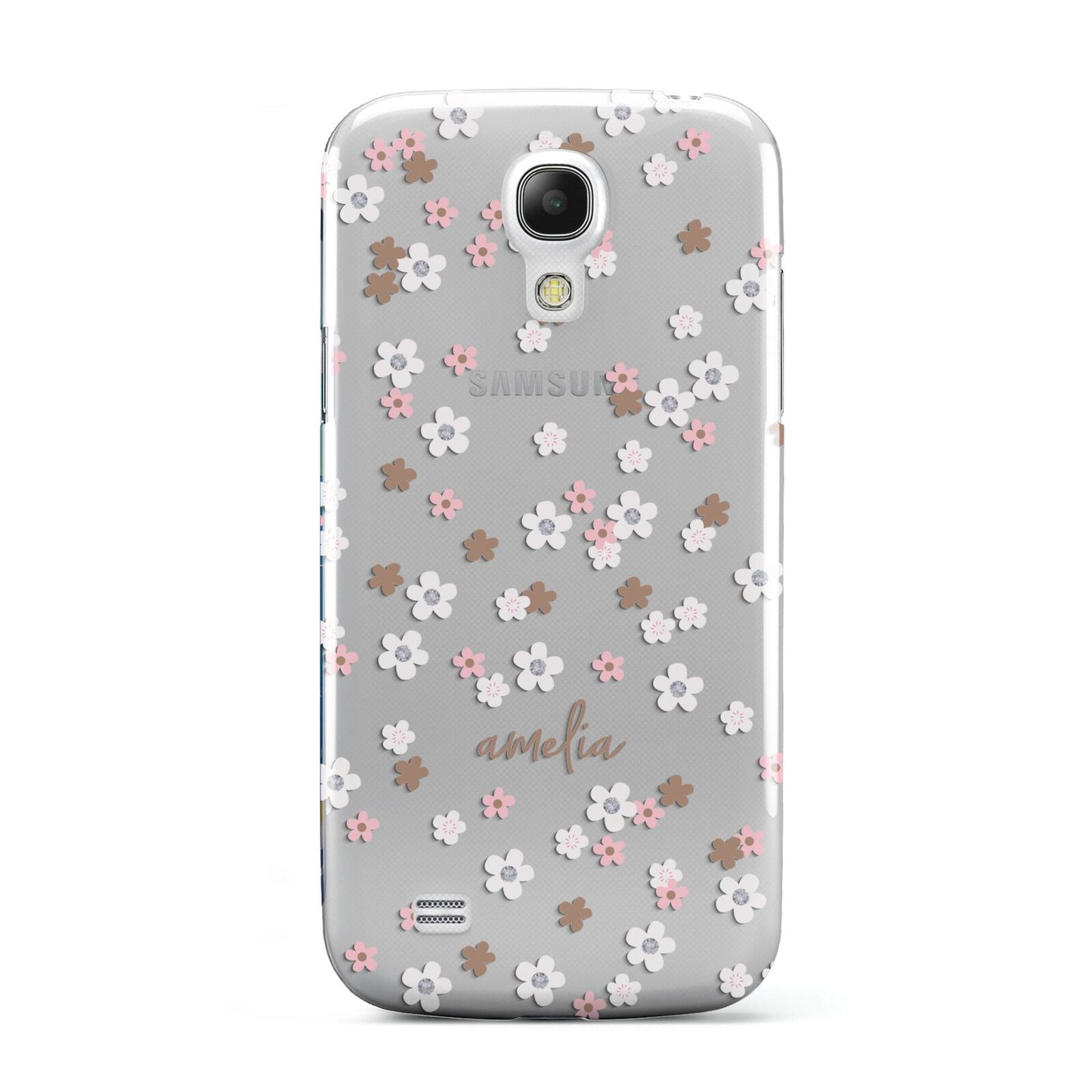 Cherry Blossom with Name Samsung Galaxy S4 Mini Case