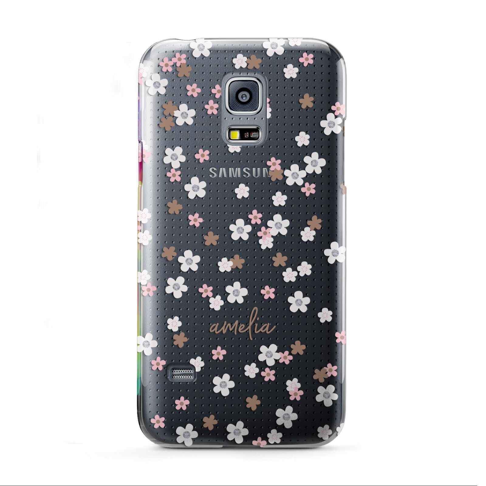 Cherry Blossom with Name Samsung Galaxy S5 Mini Case