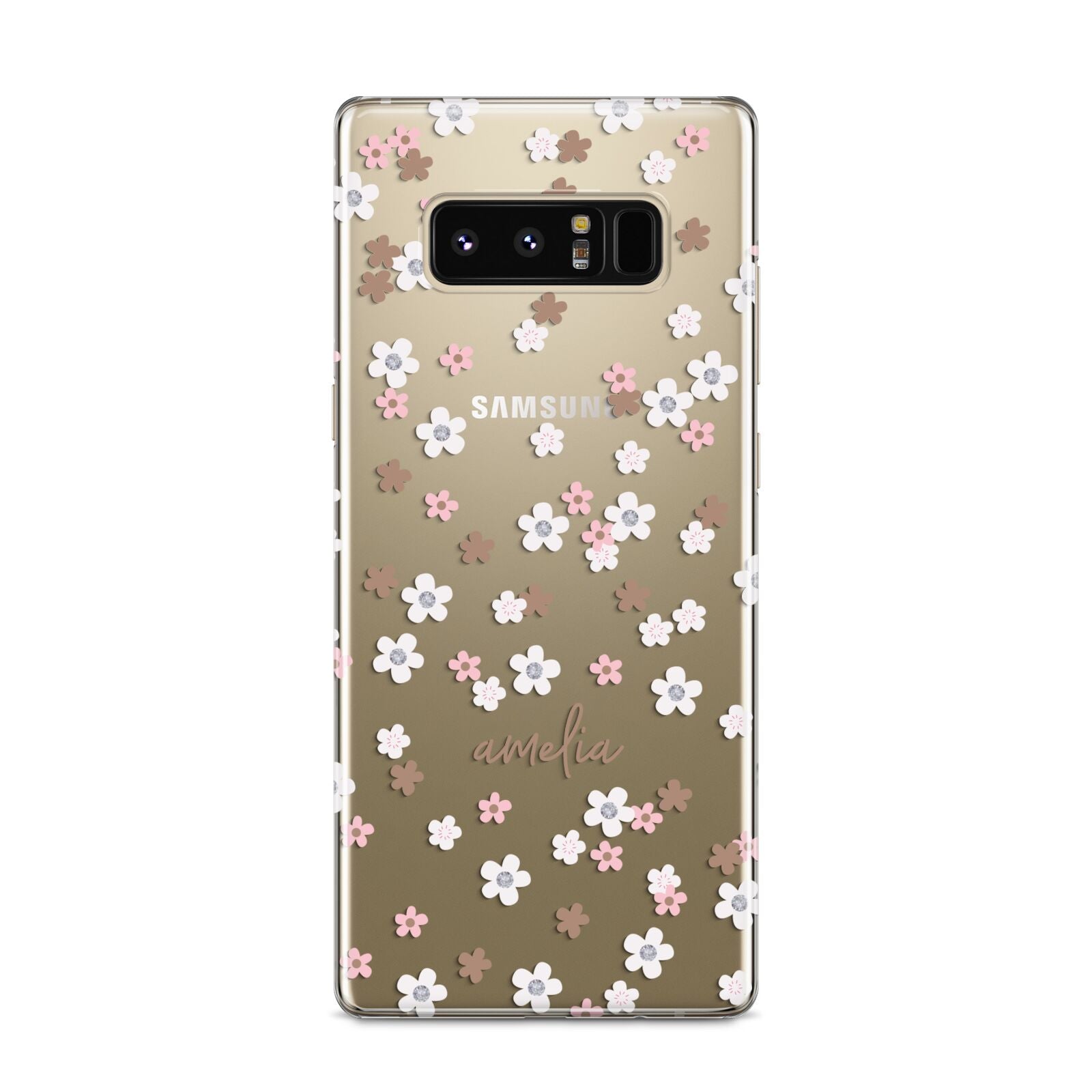 Cherry Blossom with Name Samsung Galaxy S8 Case