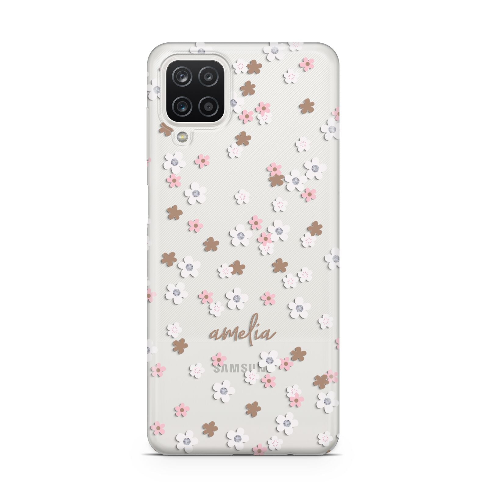 Cherry Blossom with Name Samsung M12 Case